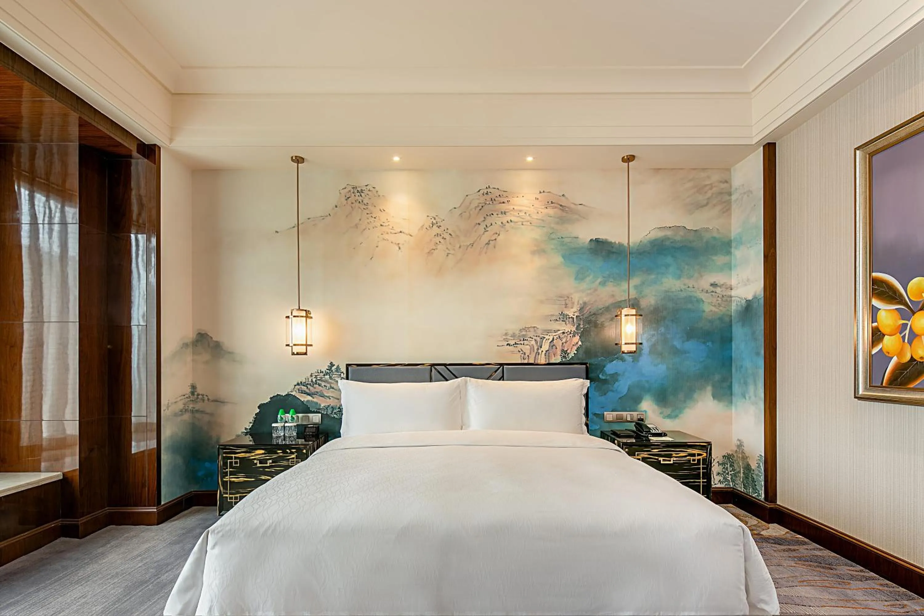 Bedroom, Bed in Chateau Star River Shaanxi