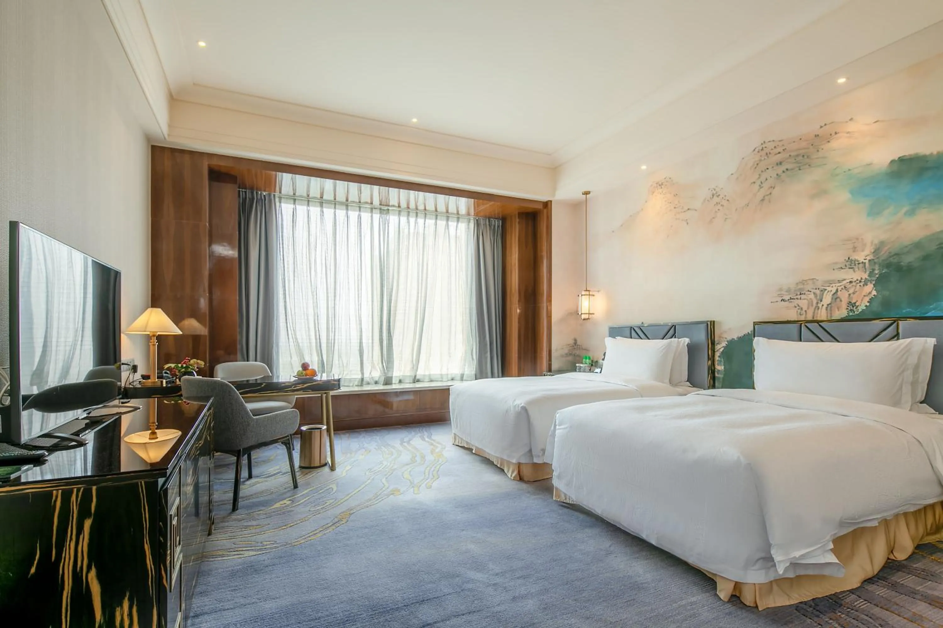 Bedroom, Bed in Chateau Star River Shaanxi