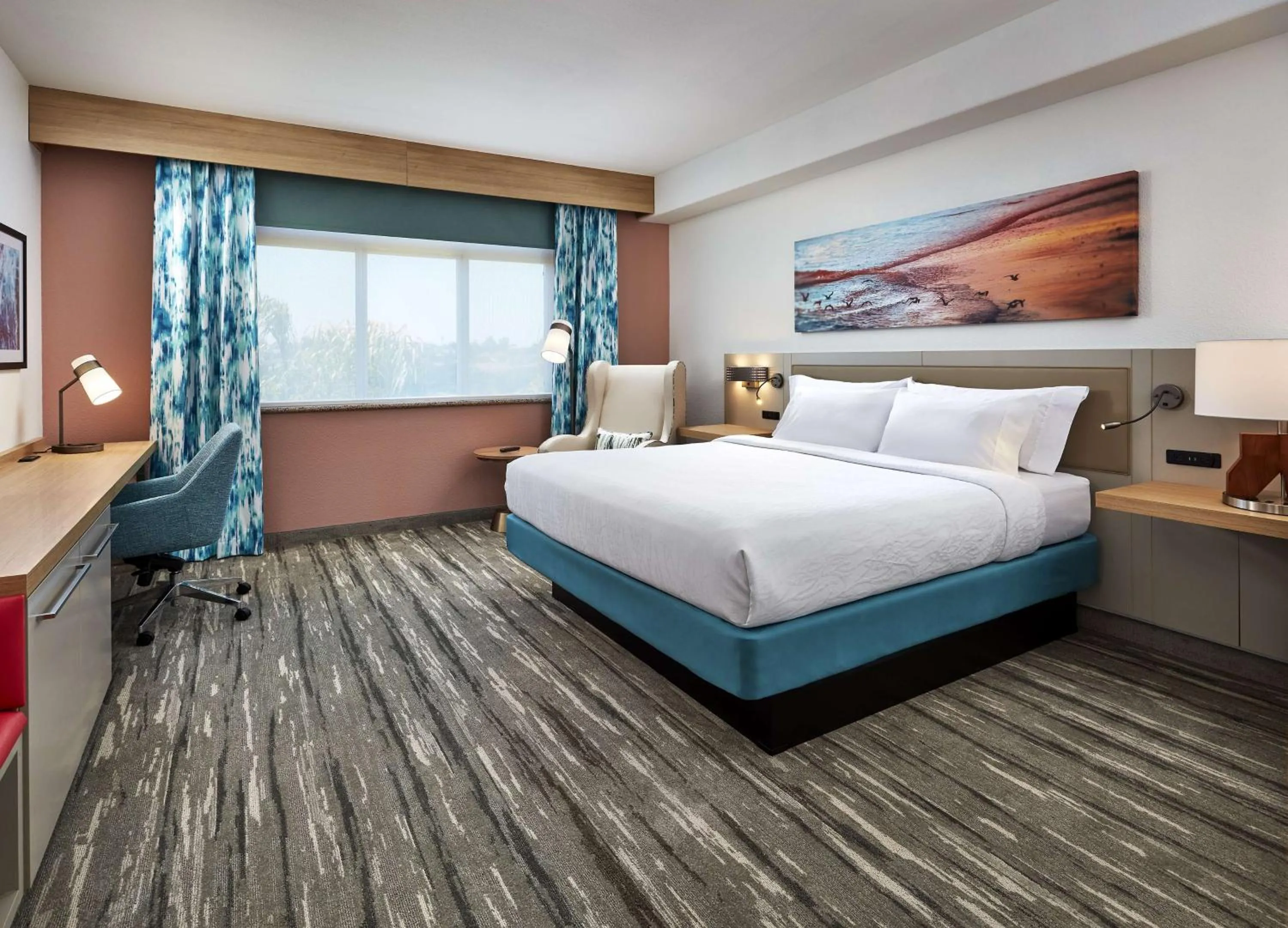 Bed in Hilton Garden Inn San Luis Obispo/Pismo Beach