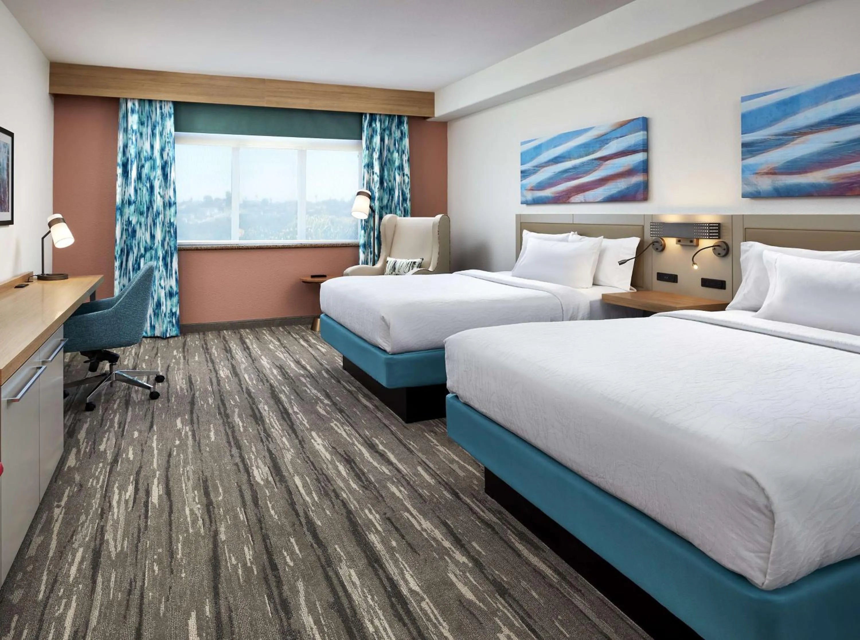 Bed in Hilton Garden Inn San Luis Obispo/Pismo Beach