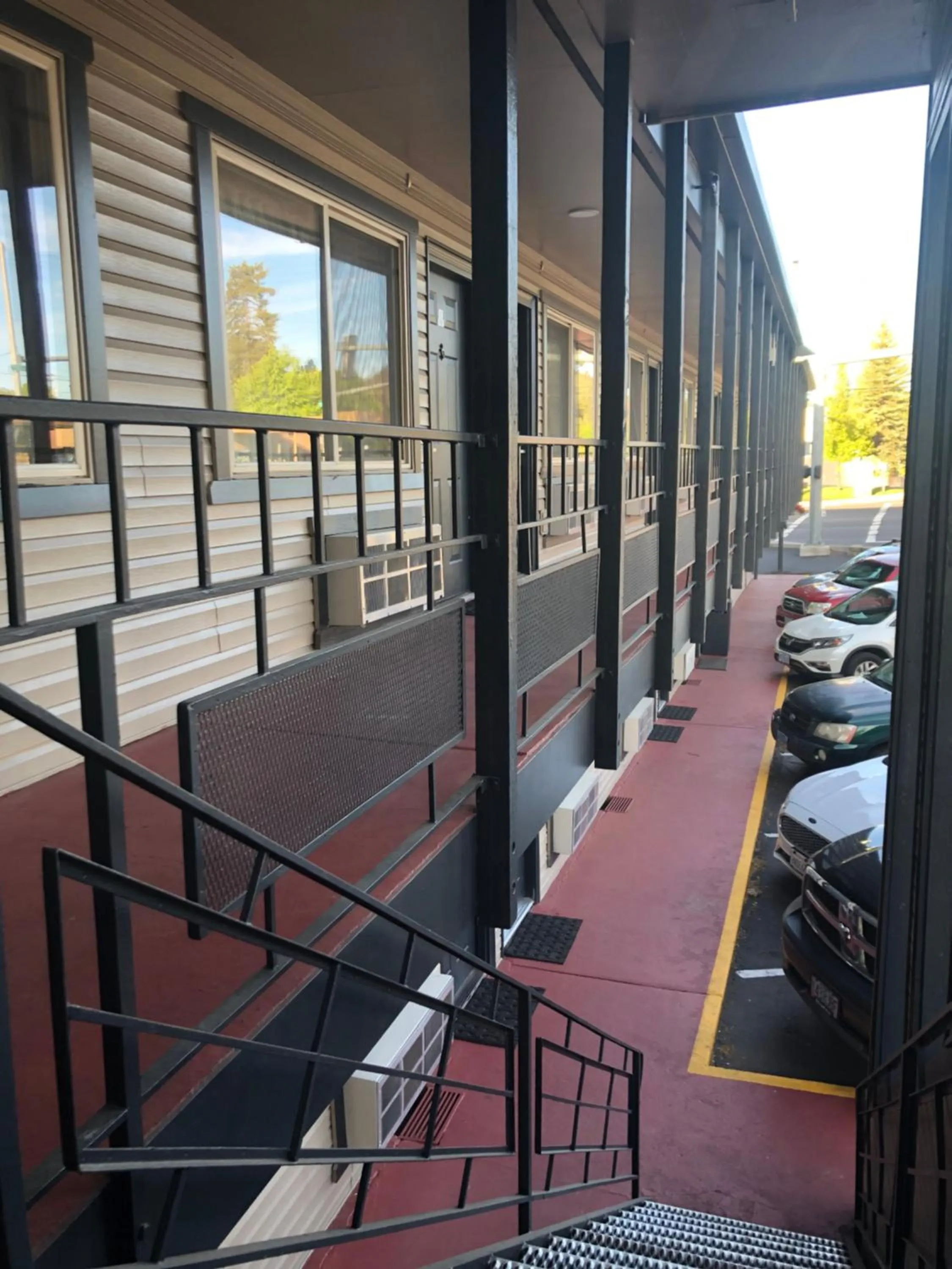 Balcony/Terrace in Dunes Motel - Bend