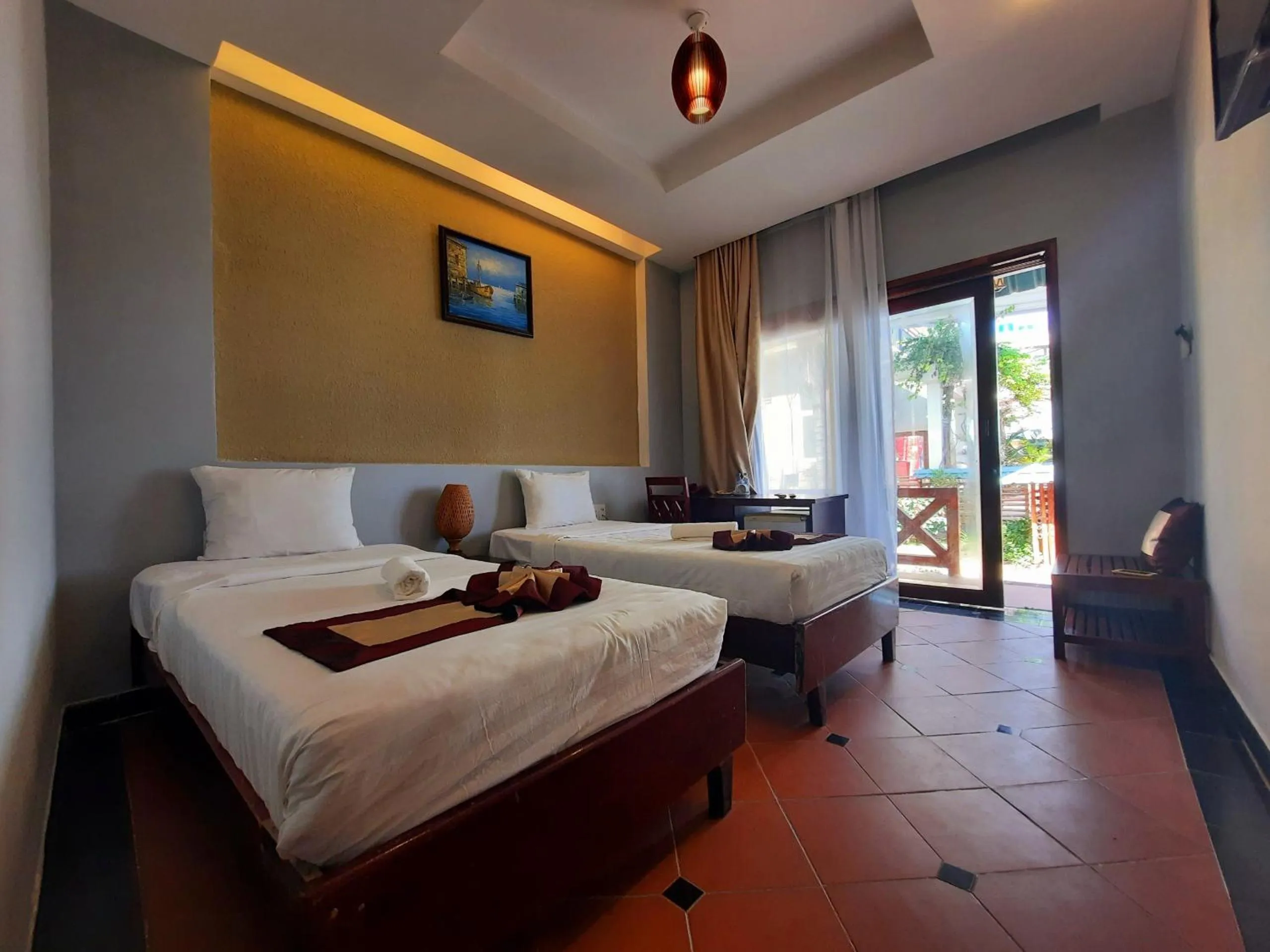 Bed in Thai Hoa Mui Ne Resort