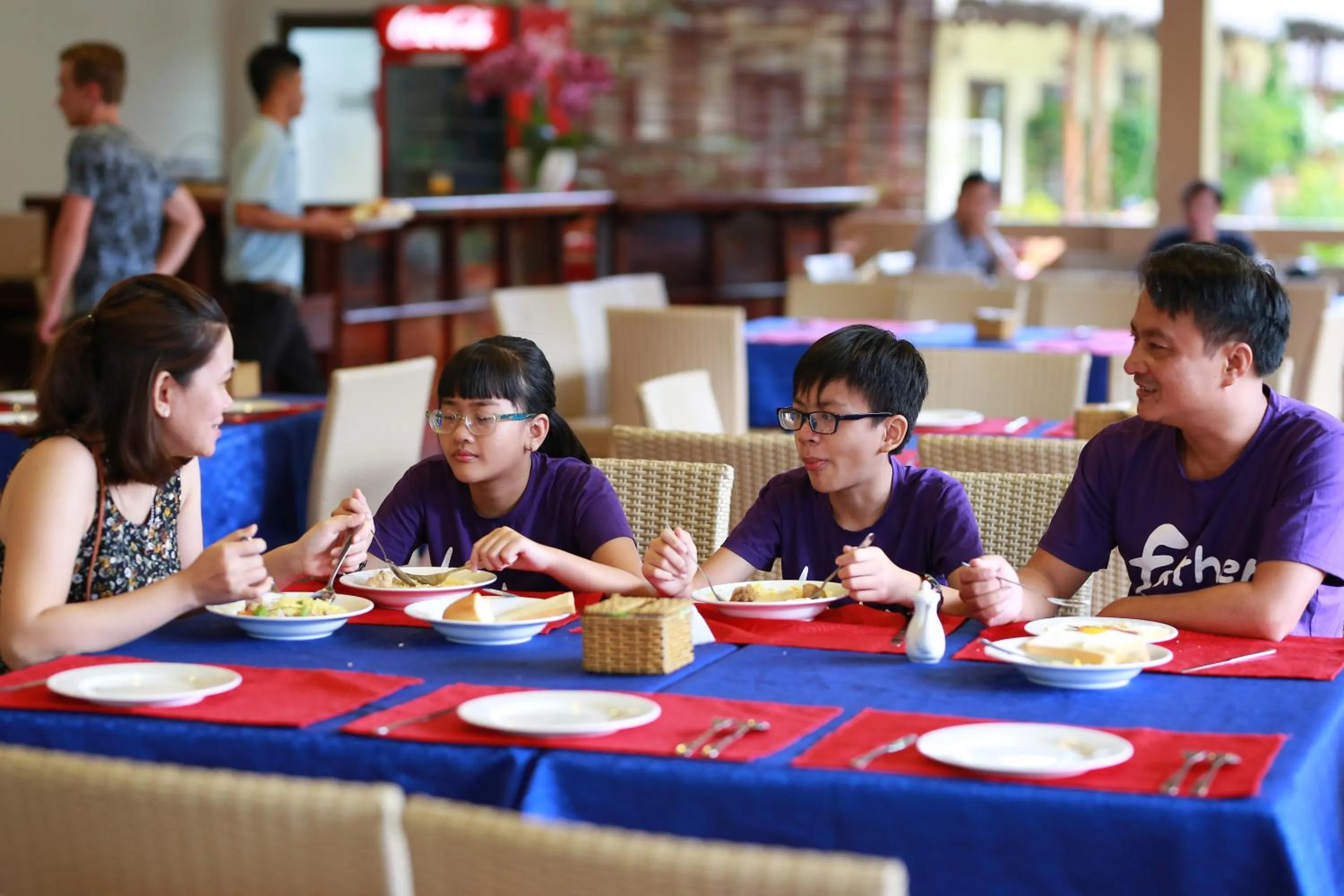 Family in Thai Hoa Mui Ne Resort