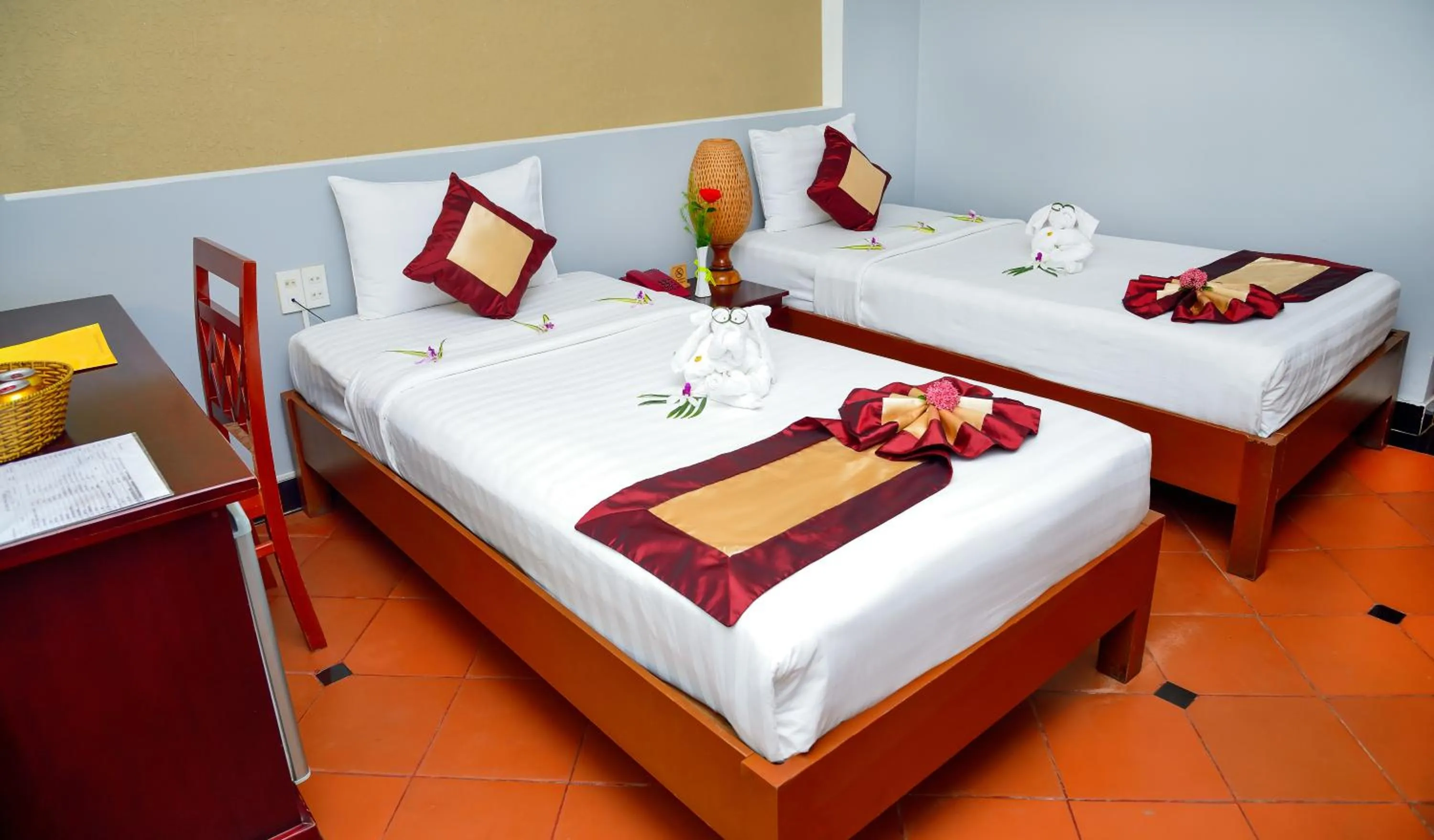 Bed in Thai Hoa Mui Ne Resort
