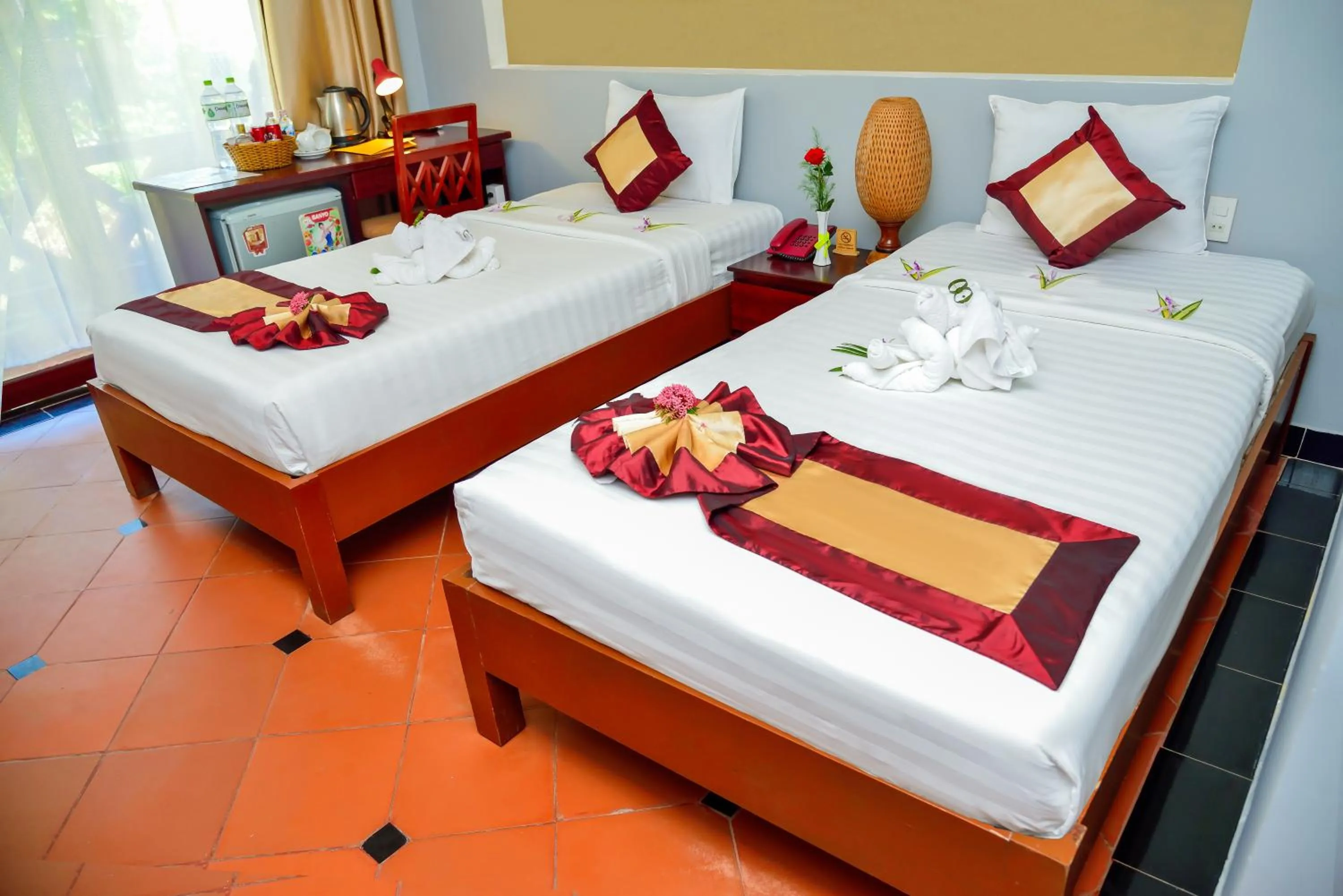 Bed in Thai Hoa Mui Ne Resort