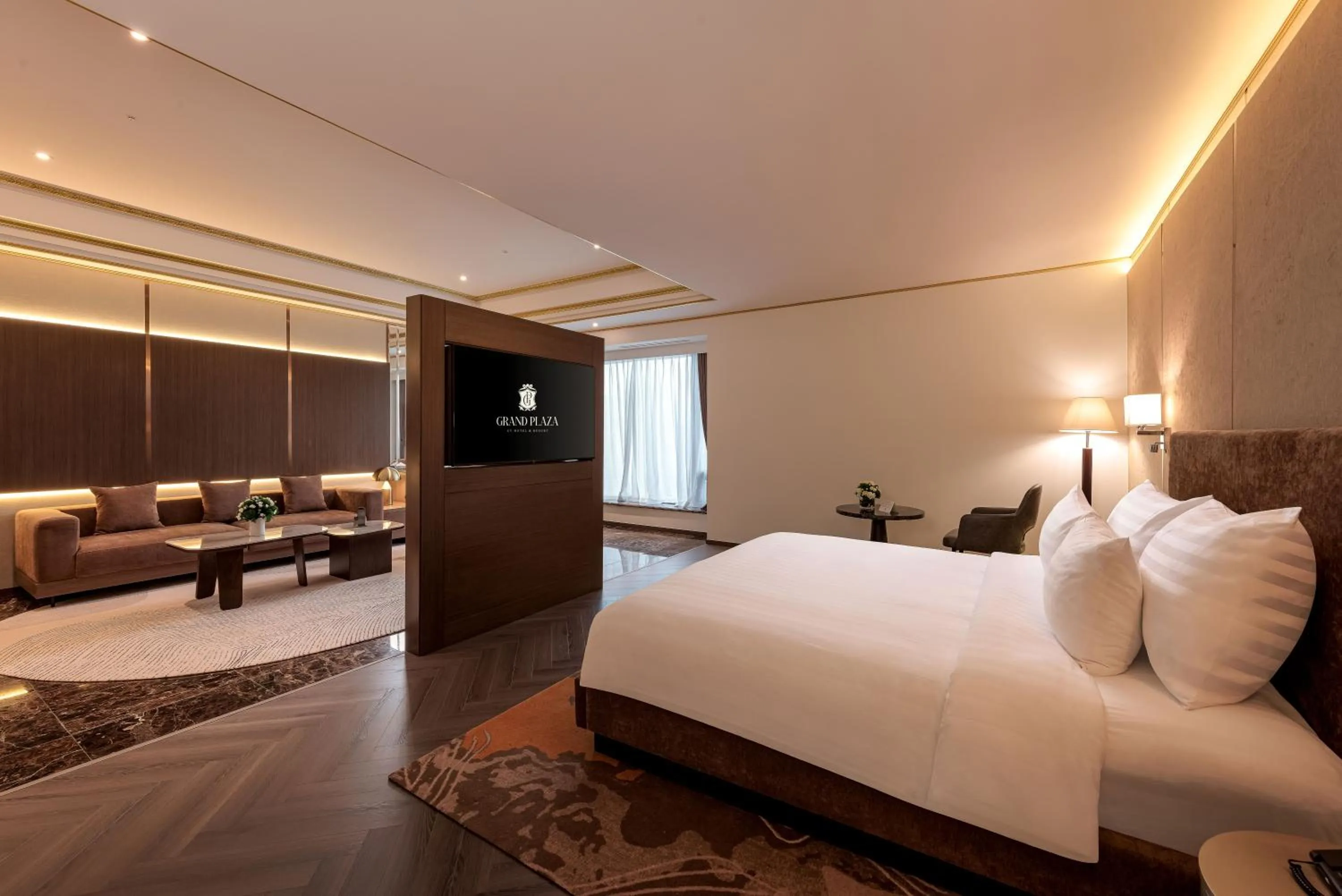 Bed in Grand Plaza Hotel Hanoi