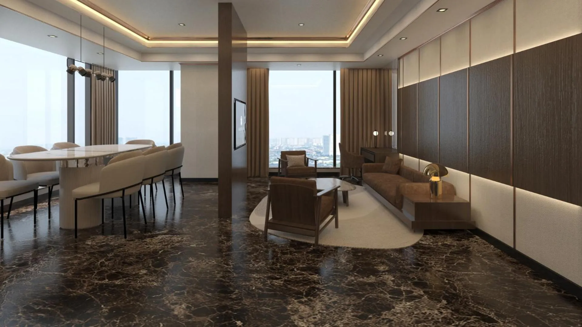 Living room in Grand Plaza Hotel Hanoi