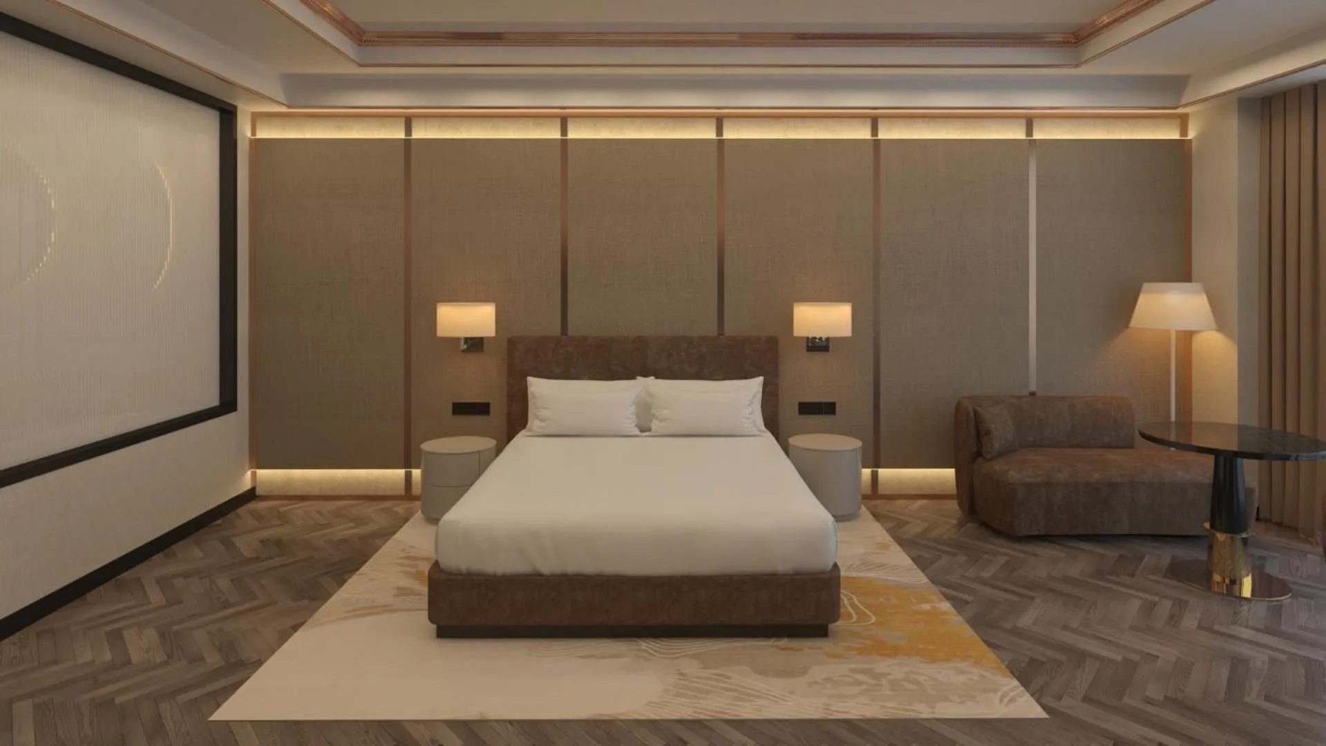 Bedroom, Bed in Grand Plaza Hotel Hanoi