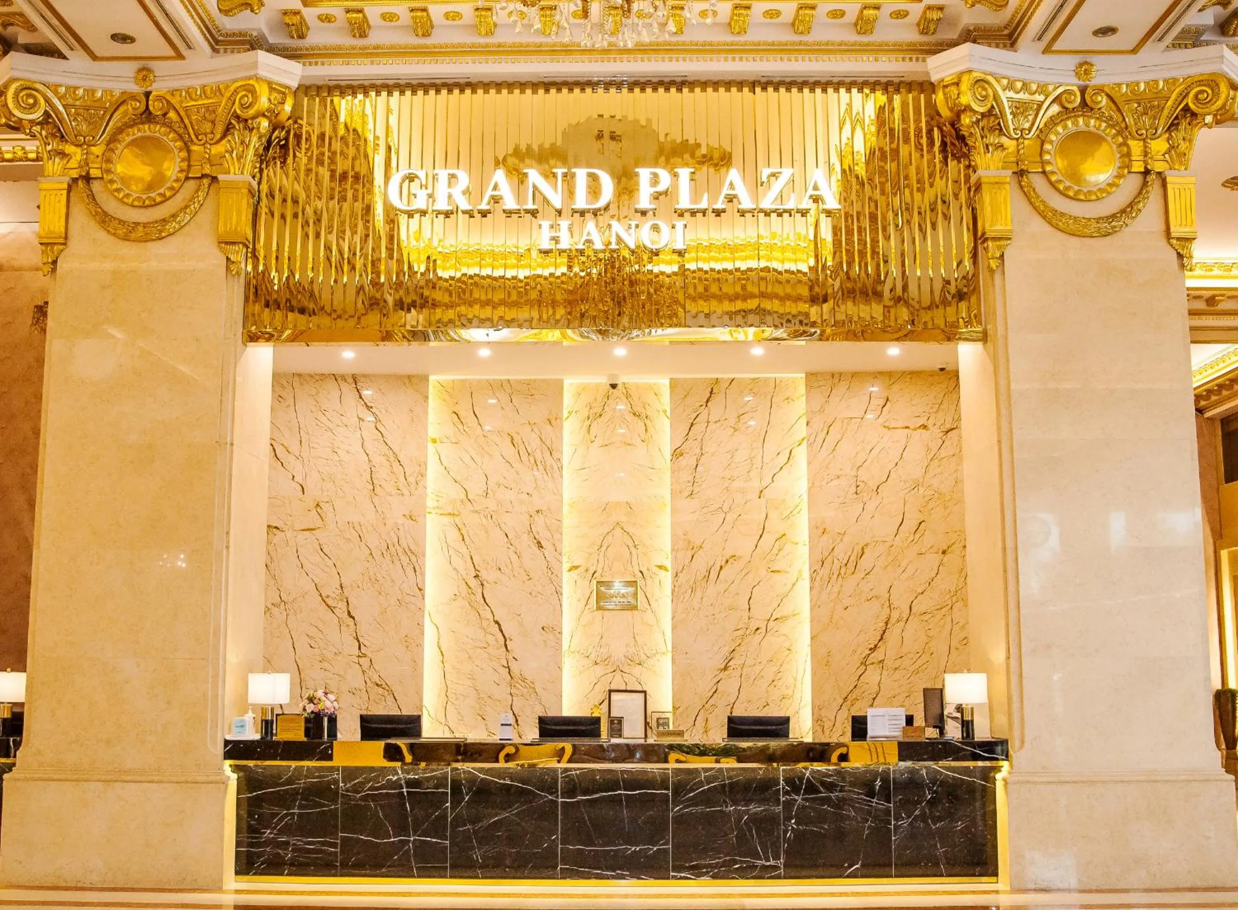 Lobby or reception in Grand Plaza Hotel Hanoi