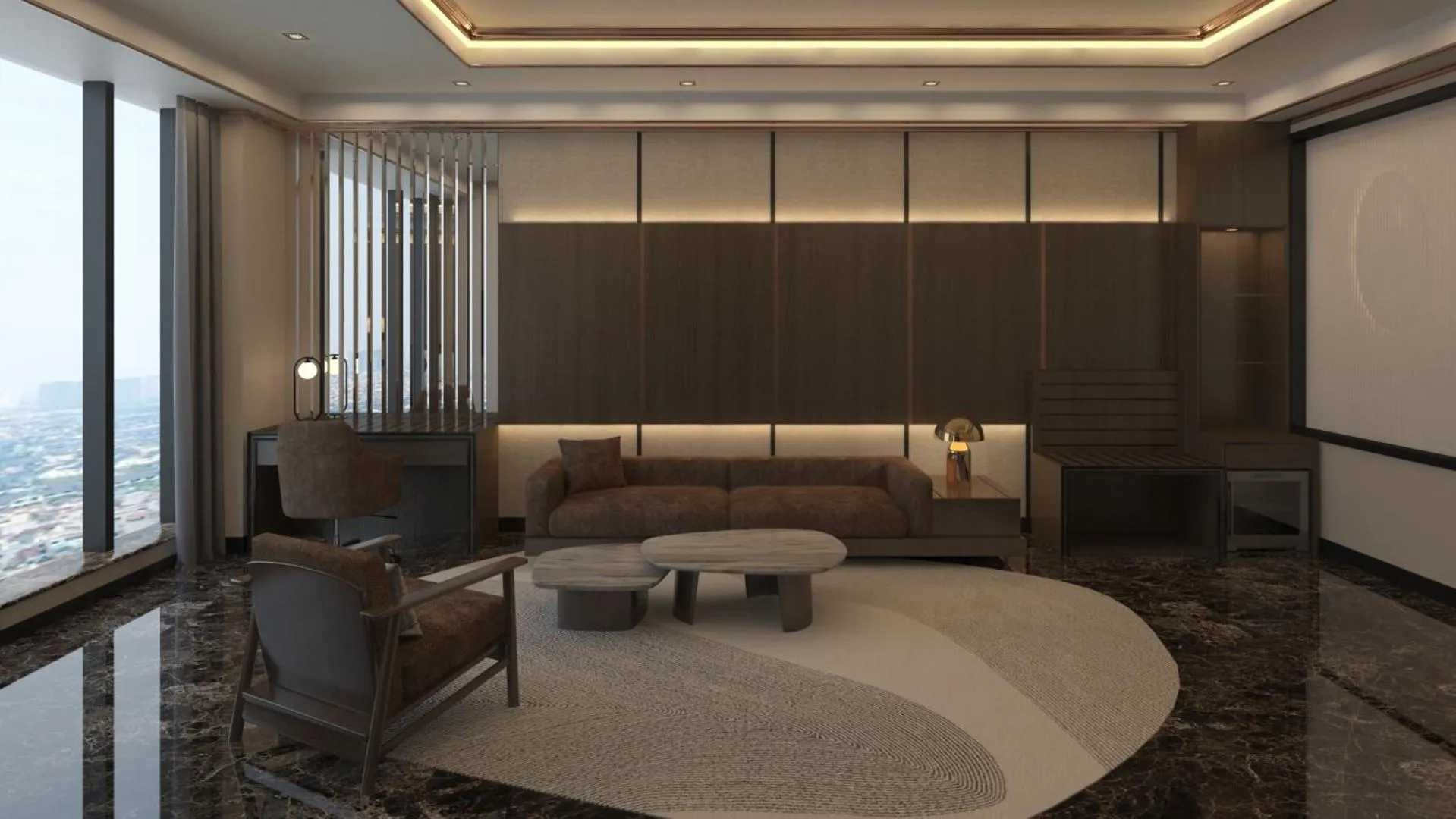 Living room in Grand Plaza Hotel Hanoi