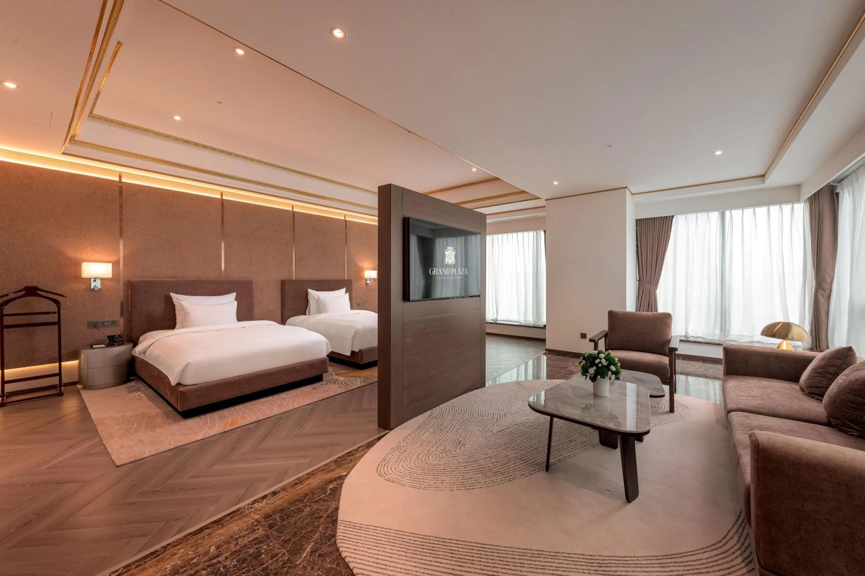 Bed in Grand Plaza Hotel Hanoi