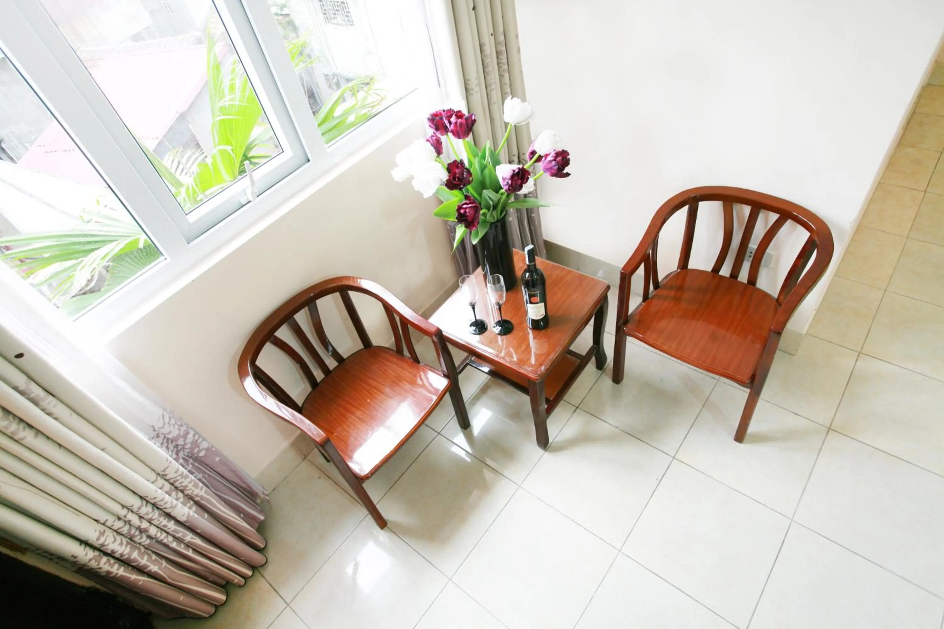 Seating area in Especen Hotel