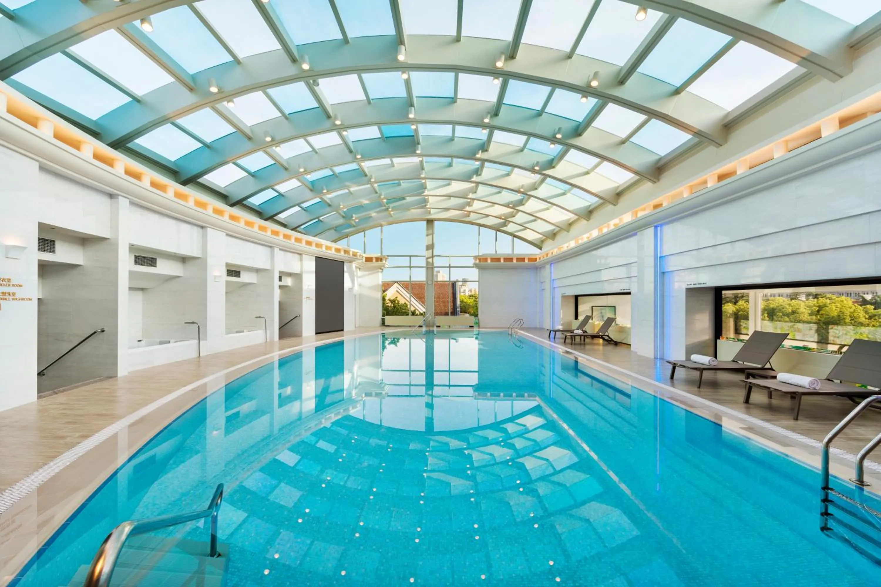 Swimming pool in Radisson Collection Hotel, Xing Guo Shanghai