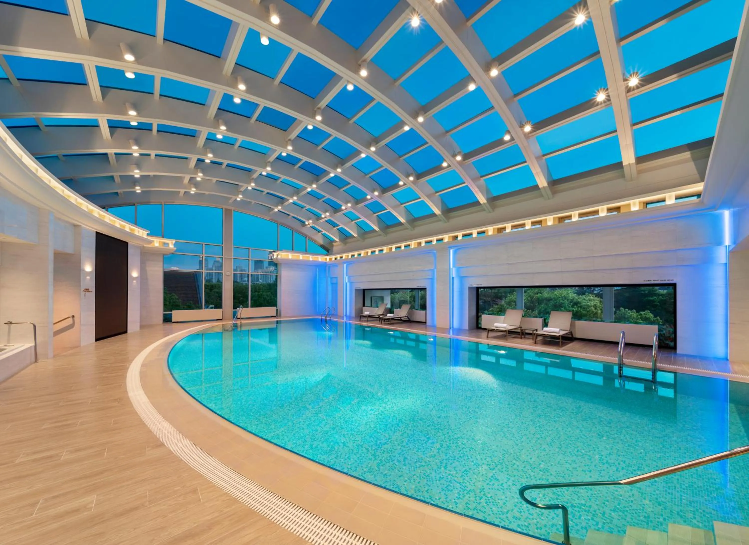 Swimming pool in Radisson Collection Hotel, Xing Guo Shanghai