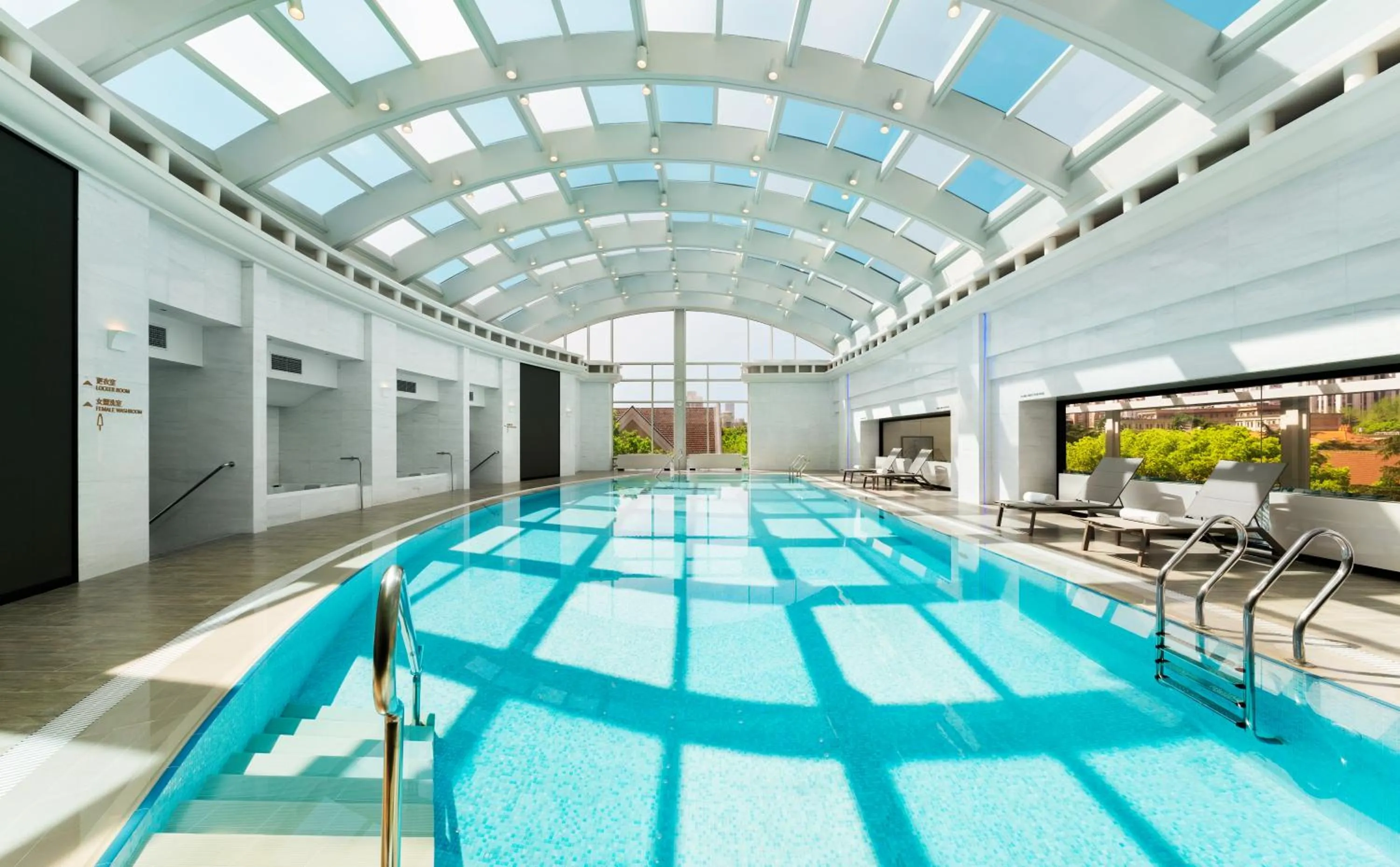 Swimming pool in Radisson Collection Hotel, Xing Guo Shanghai