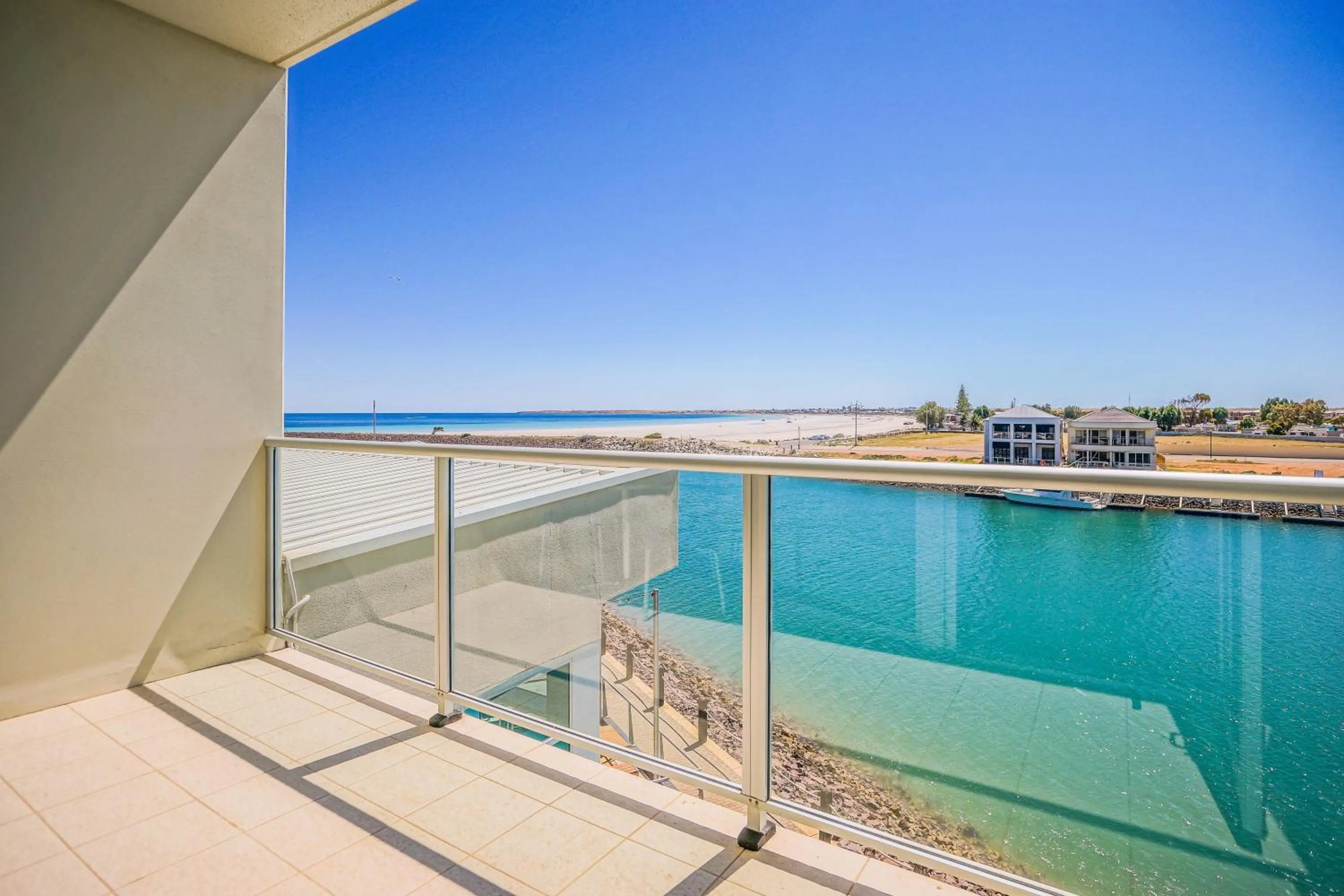 Patio in Wallaroo Marina Apartments