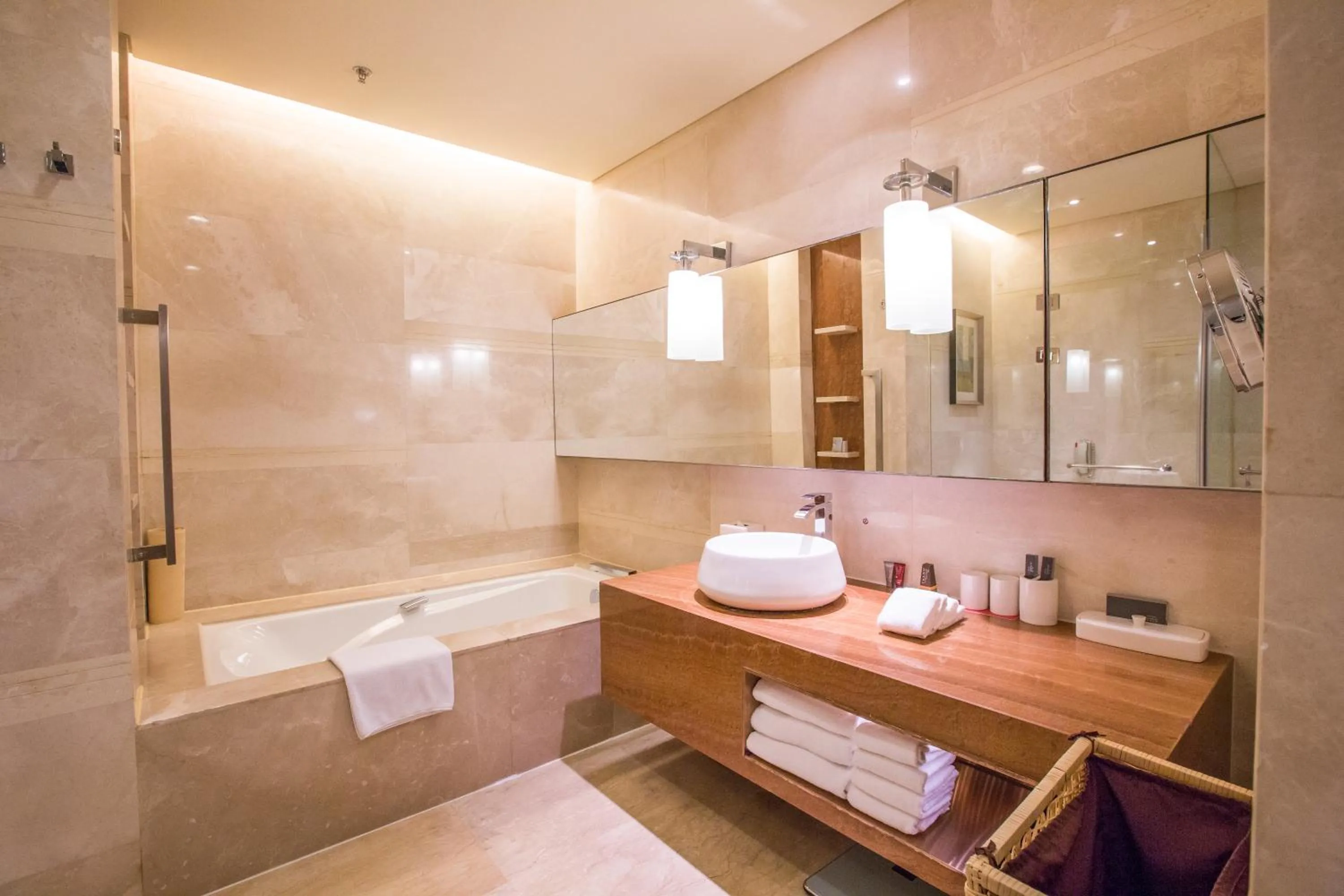 Toilet in Marriott Executive Apartment Tianjin Lakeview