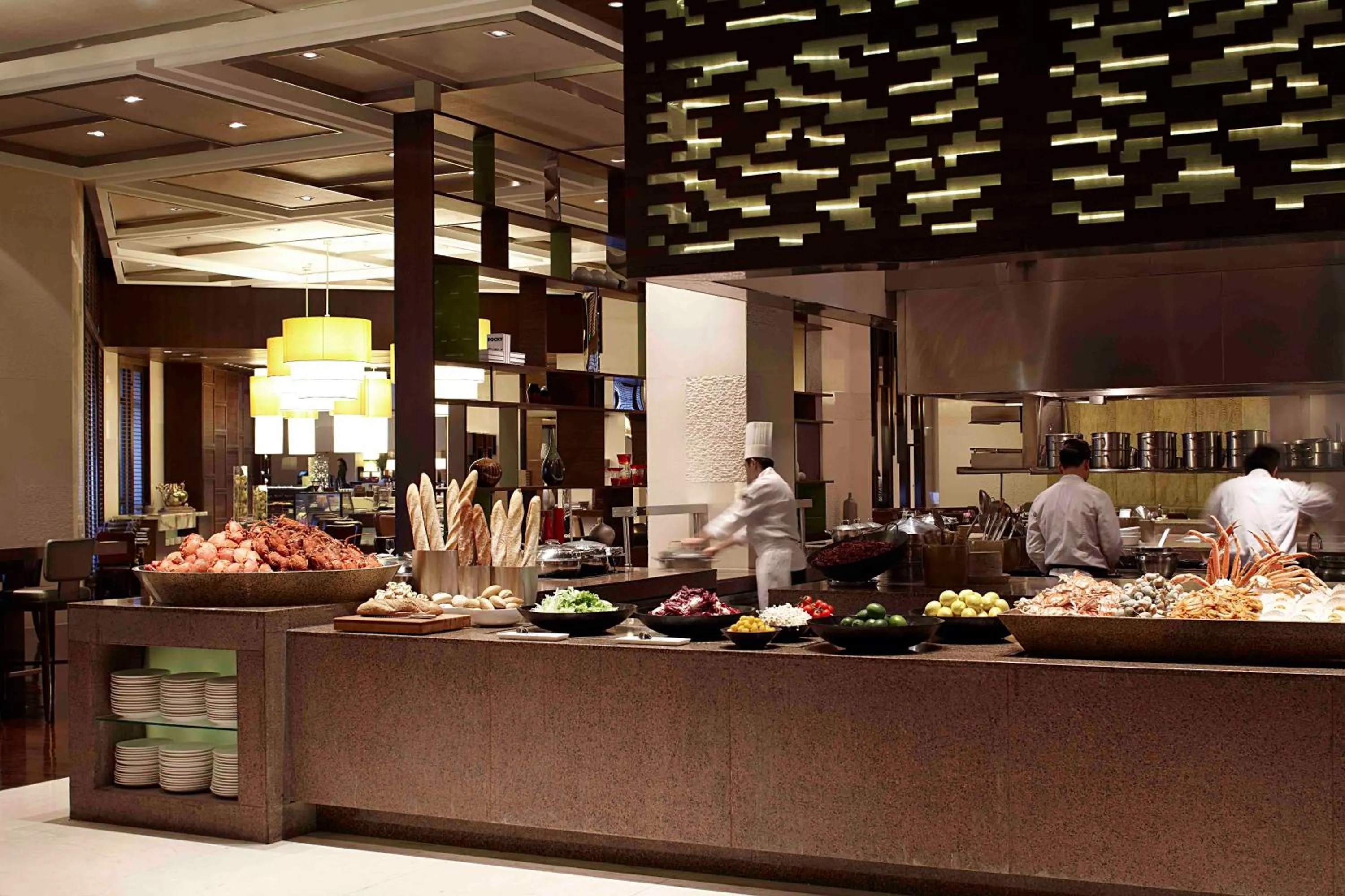 Breakfast in Marriott Executive Apartment Tianjin Lakeview