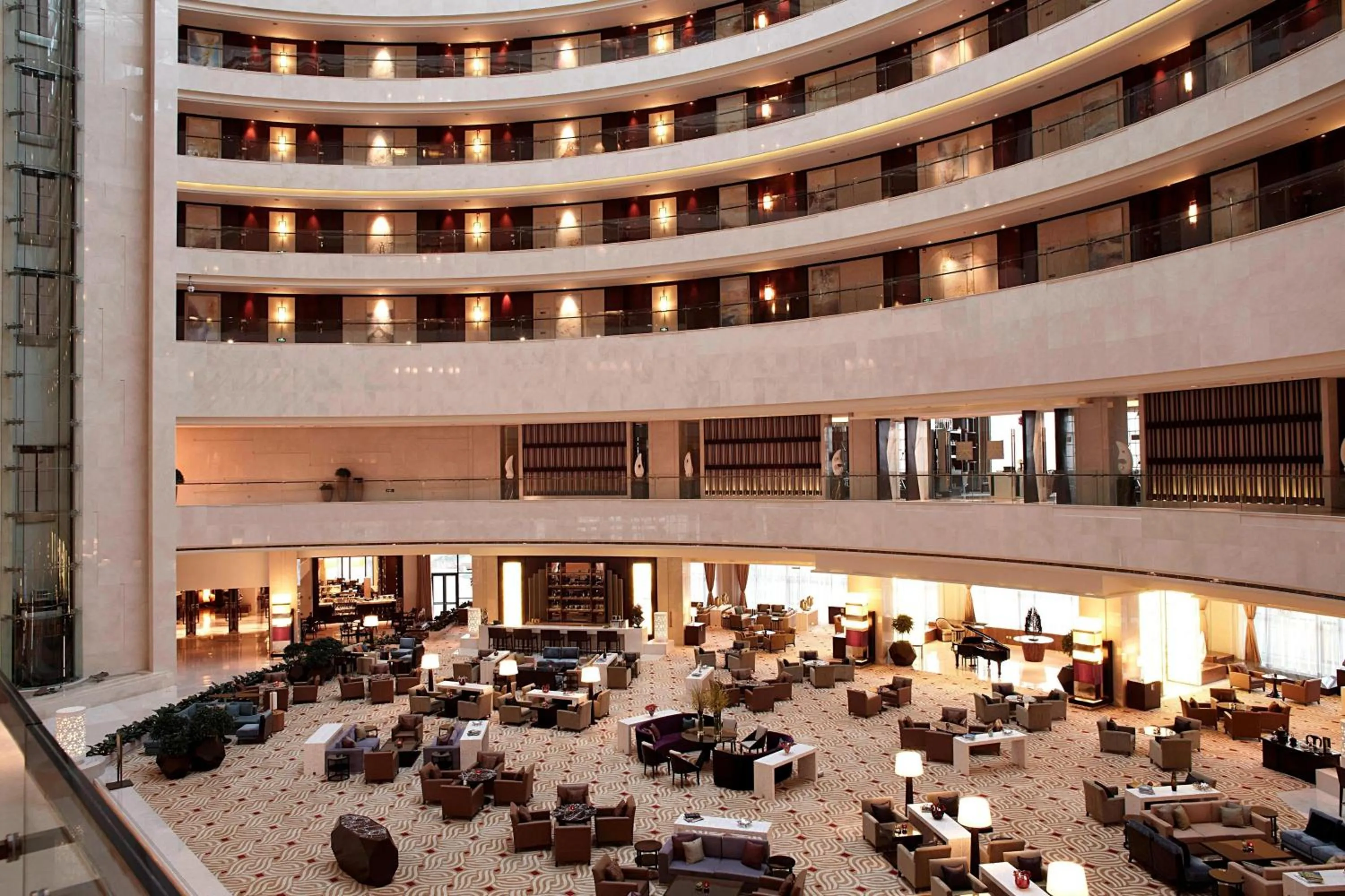 Lobby or reception in Marriott Executive Apartment Tianjin Lakeview