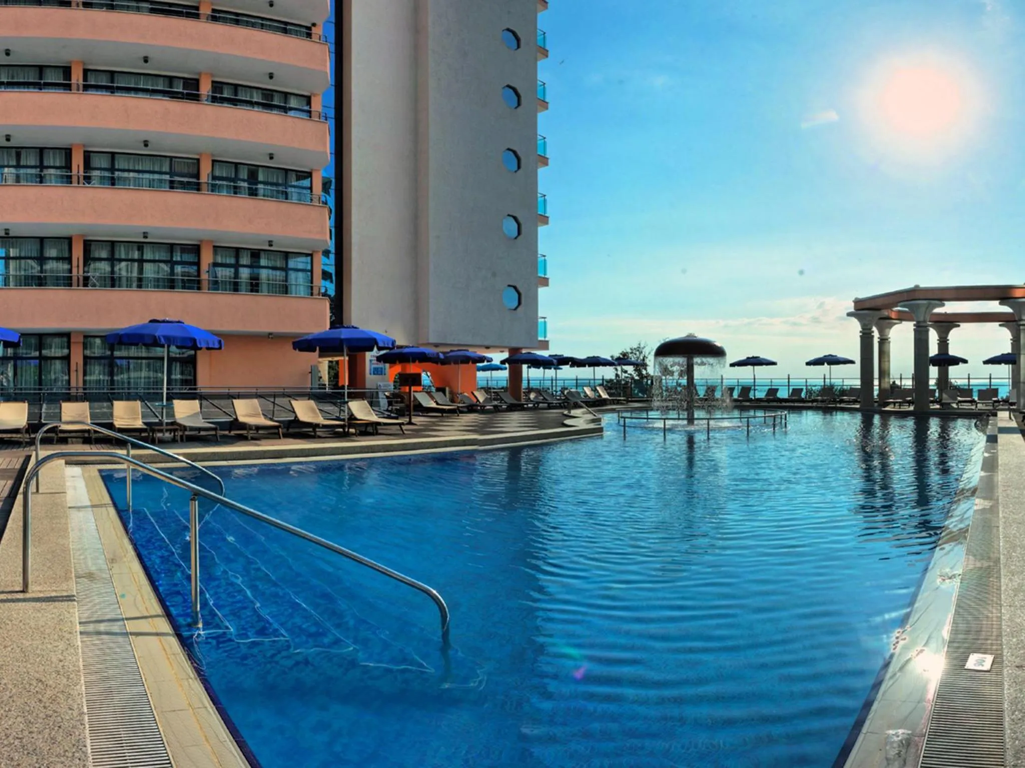 Facade/entrance in Astera Hotel & Spa with FREE PRIVATE BEACH