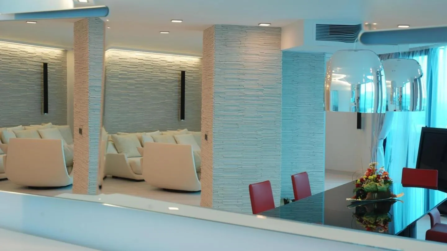 Living room in Astera Hotel & Spa with FREE PRIVATE BEACH