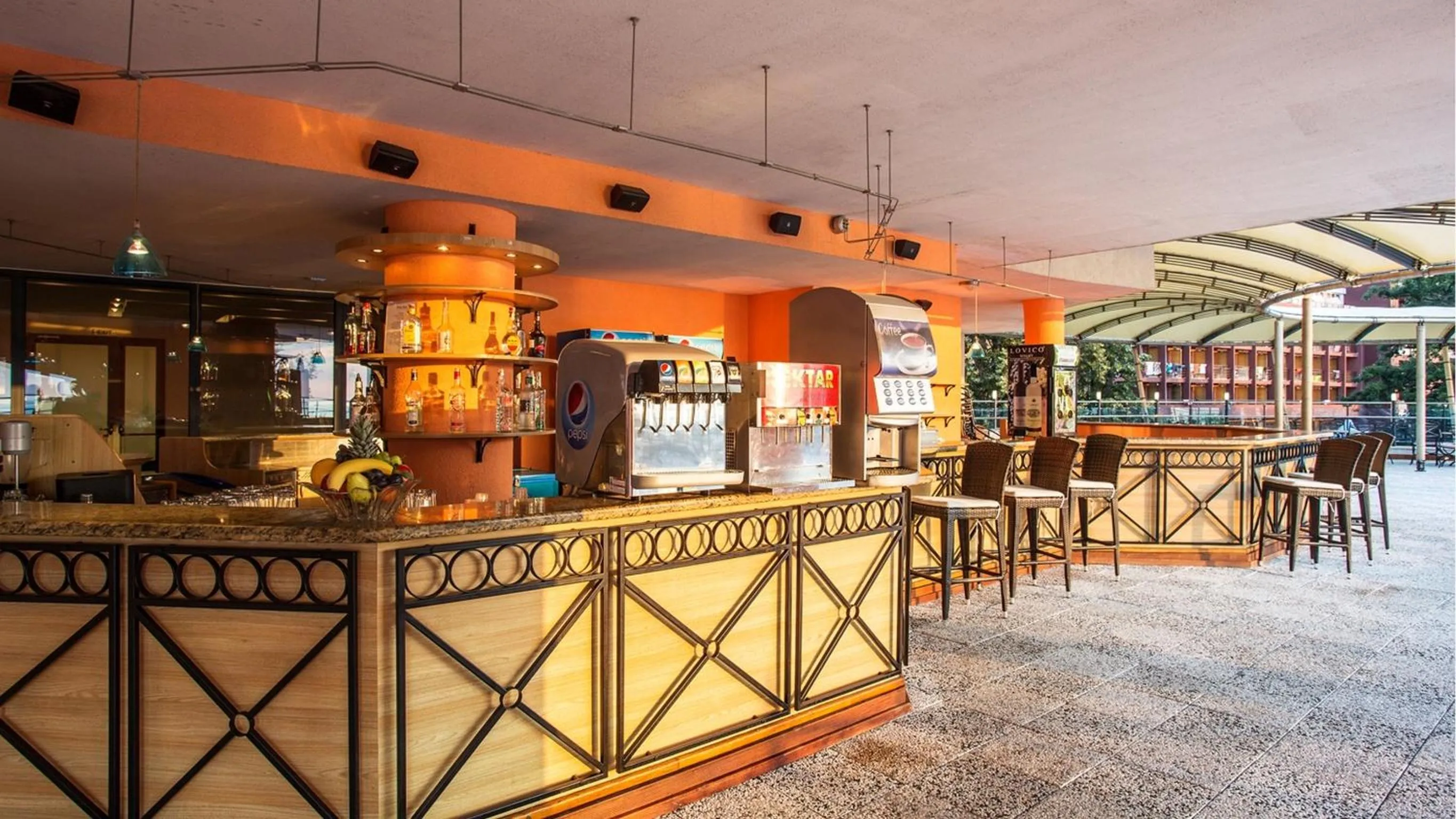 Lounge or bar in Astera Hotel & Spa with FREE PRIVATE BEACH