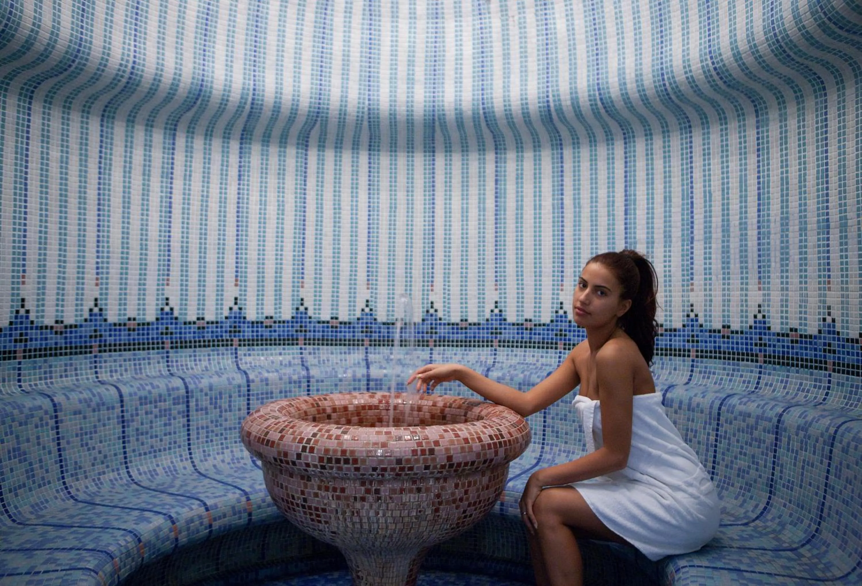 People in Astera Hotel & Spa with FREE PRIVATE BEACH