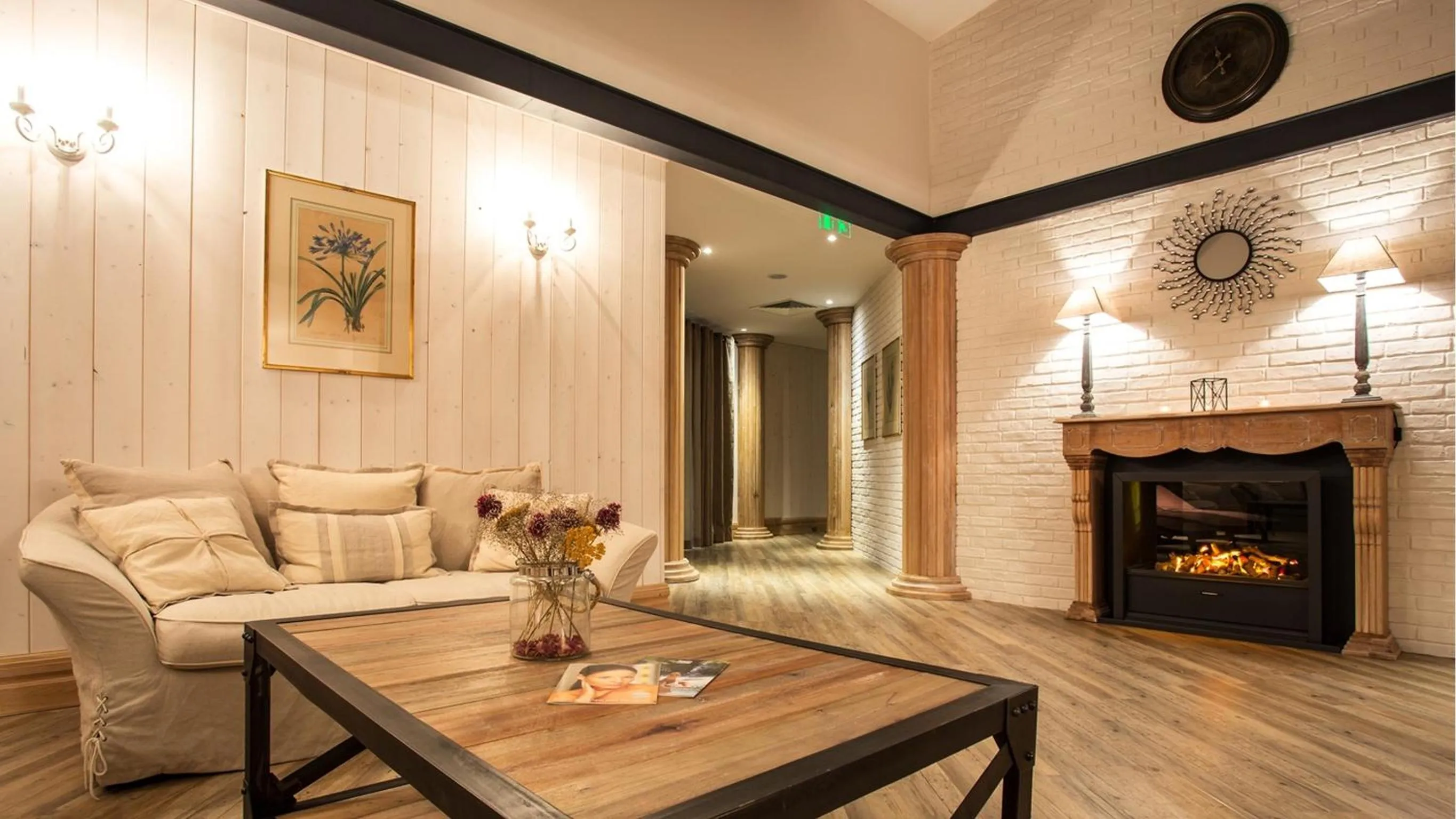 Lobby or reception in Astera Hotel & Spa with FREE PRIVATE BEACH