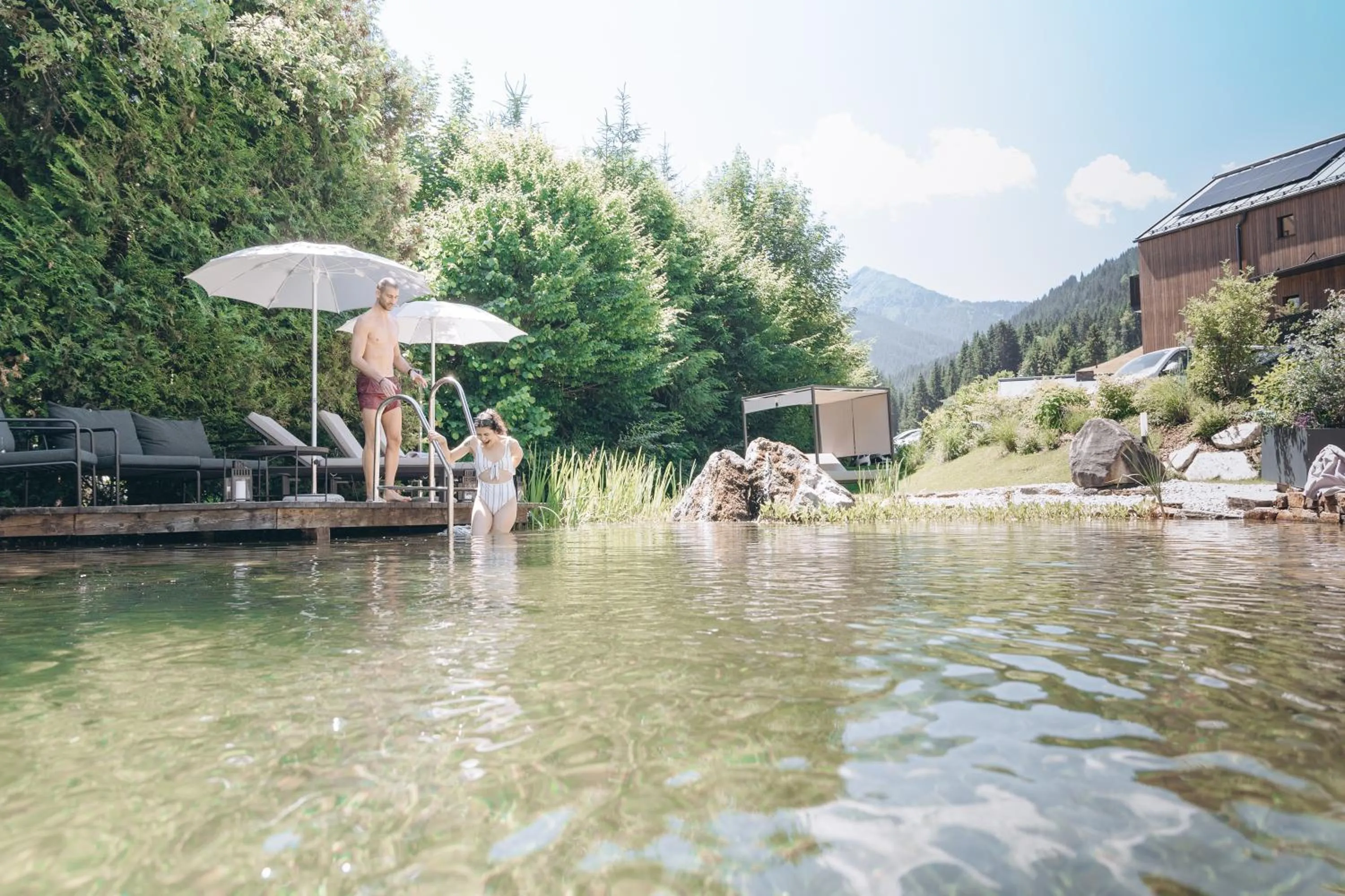 Swimming pool in Haus Jausern