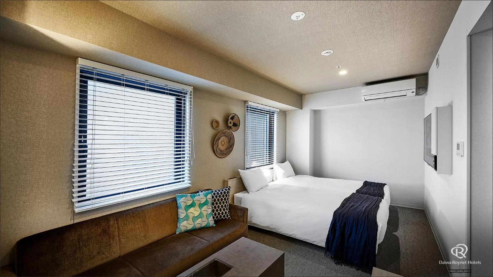 Bed in DEL style Osaka Higashi Temma by Daiwa Roynet Hotel