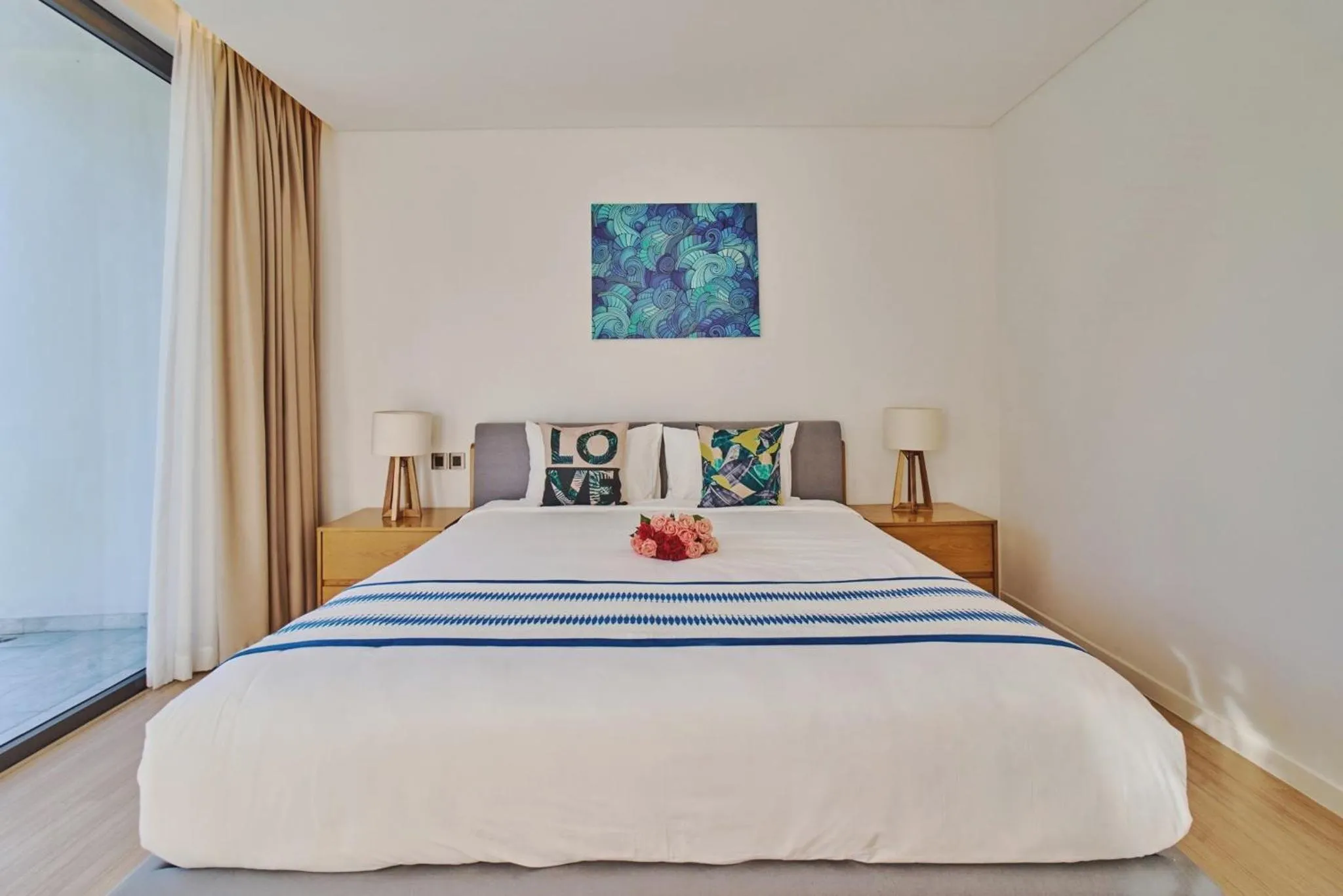 Bed in Clean & Quiet Villa - The Point Resort