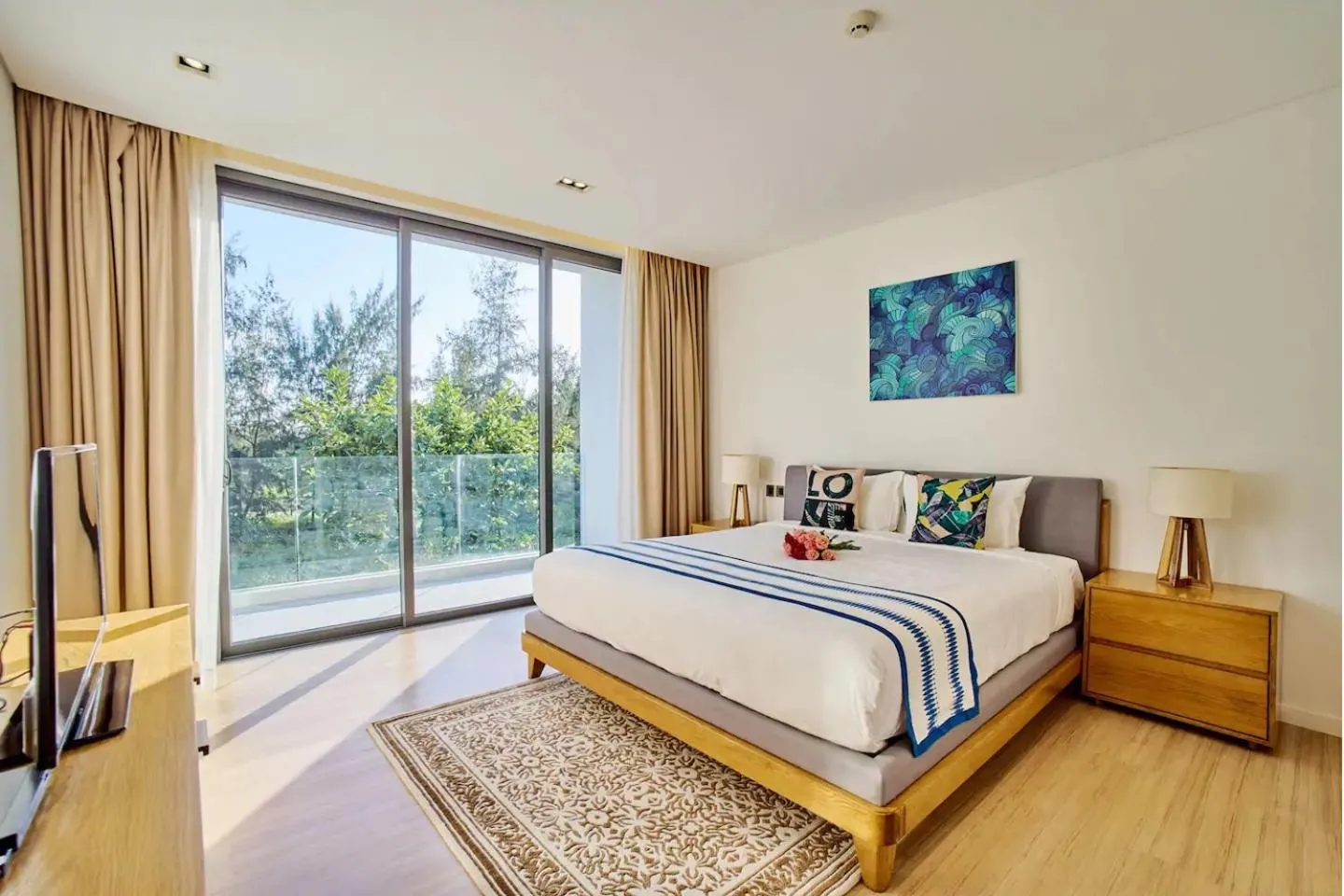 Bed in Clean & Quiet Villa - The Point Resort