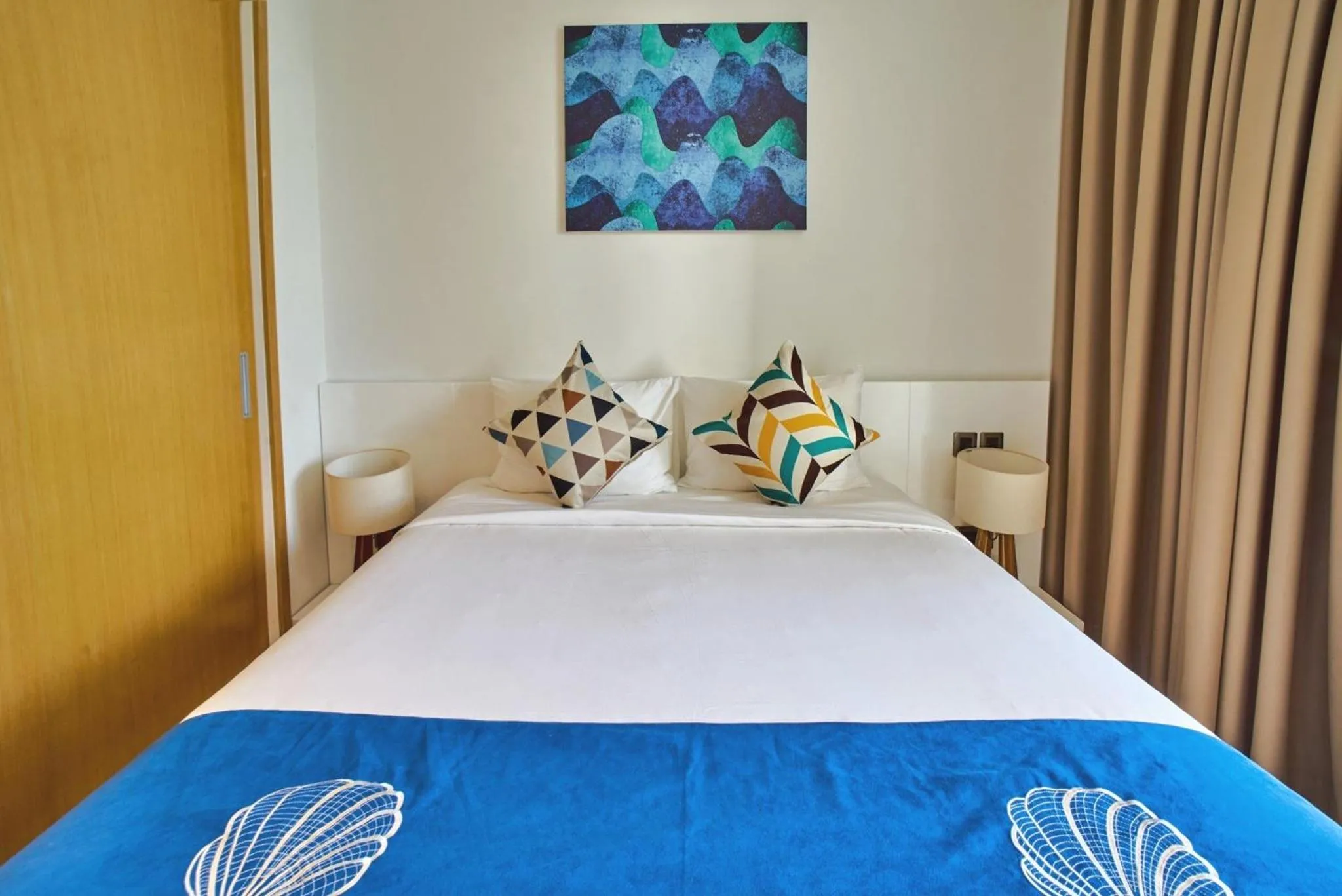 Bed in Clean & Quiet Villa - The Point Resort