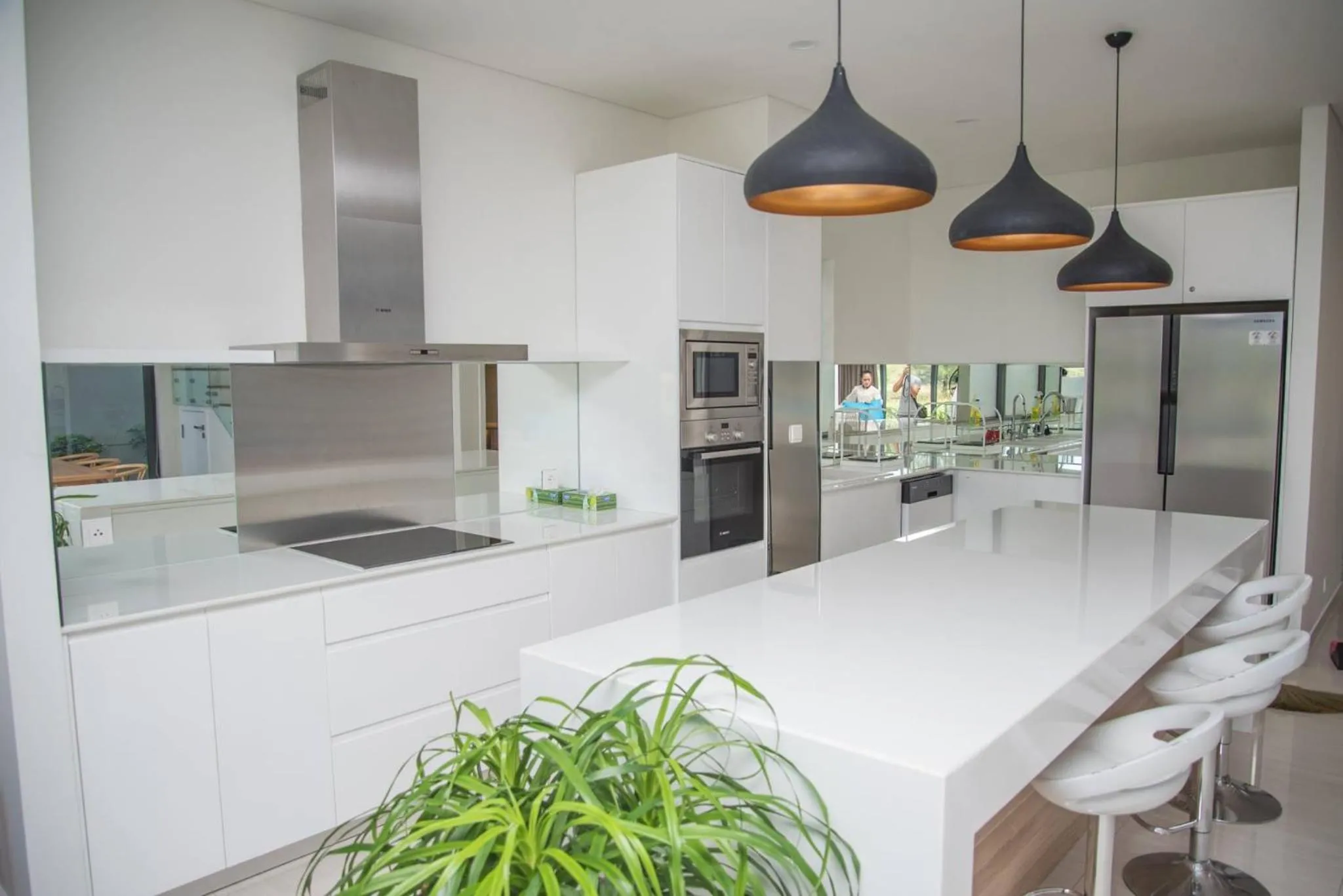 Communal kitchen in Clean & Quiet Villa - The Point Resort
