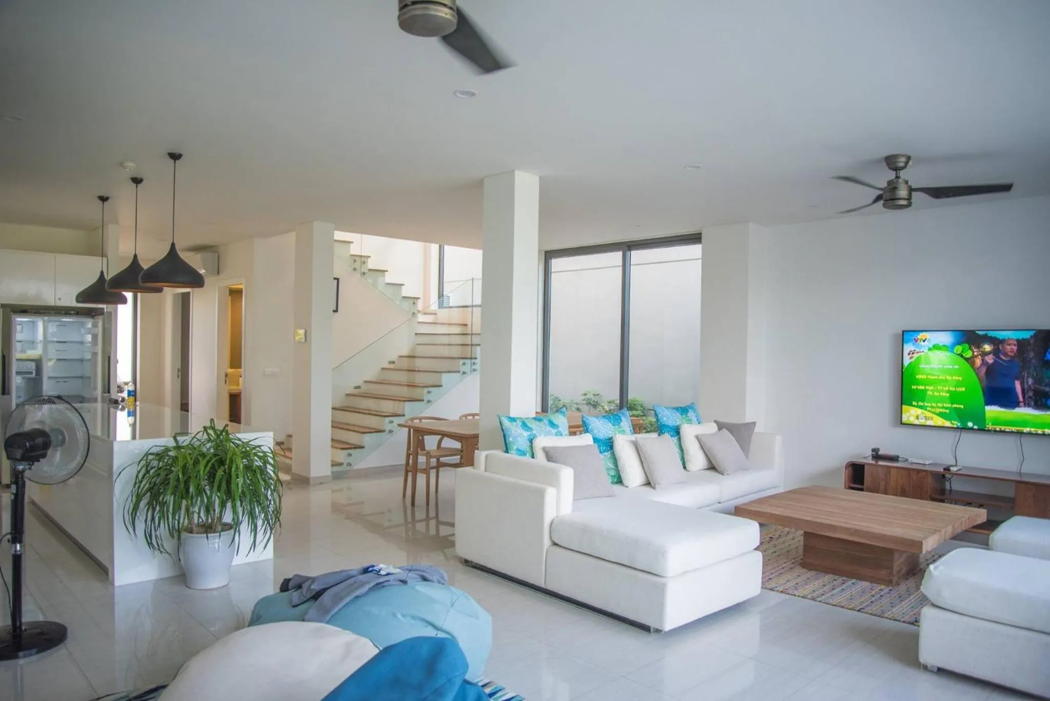 Living room in Clean & Quiet Villa - The Point Resort