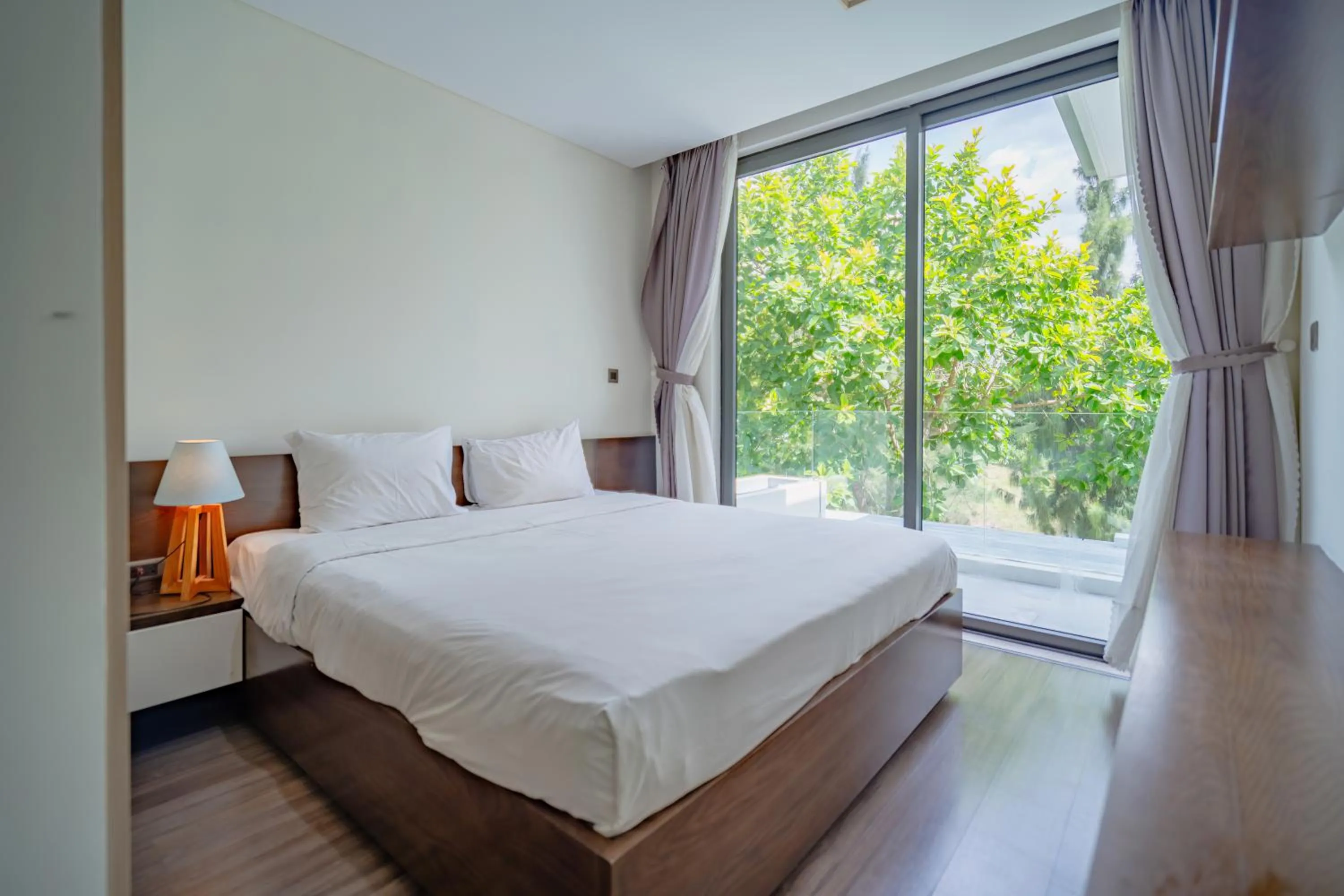 Bed in Clean & Quiet Villa - The Point Resort