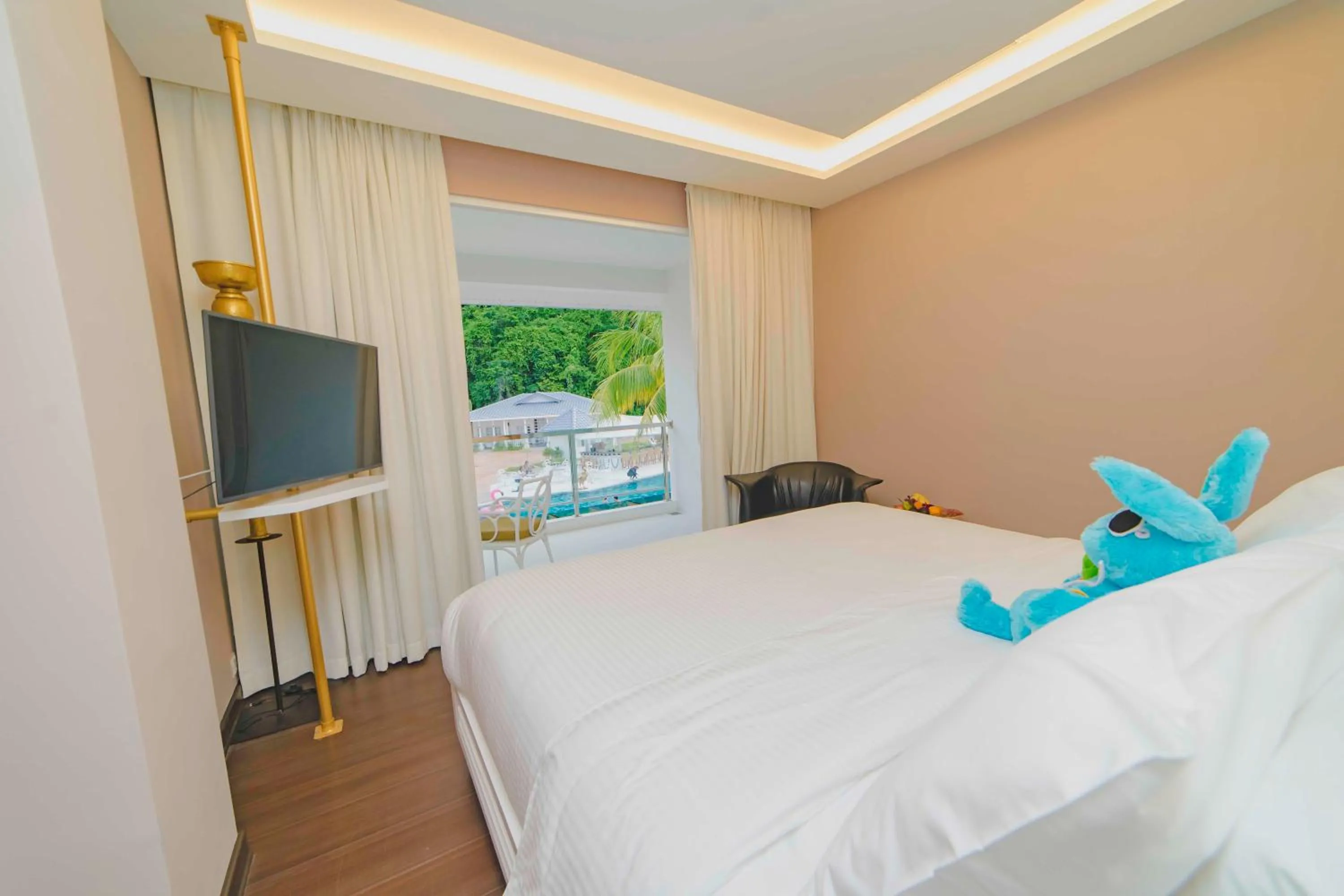 Bed in Dash Resort Langkawi