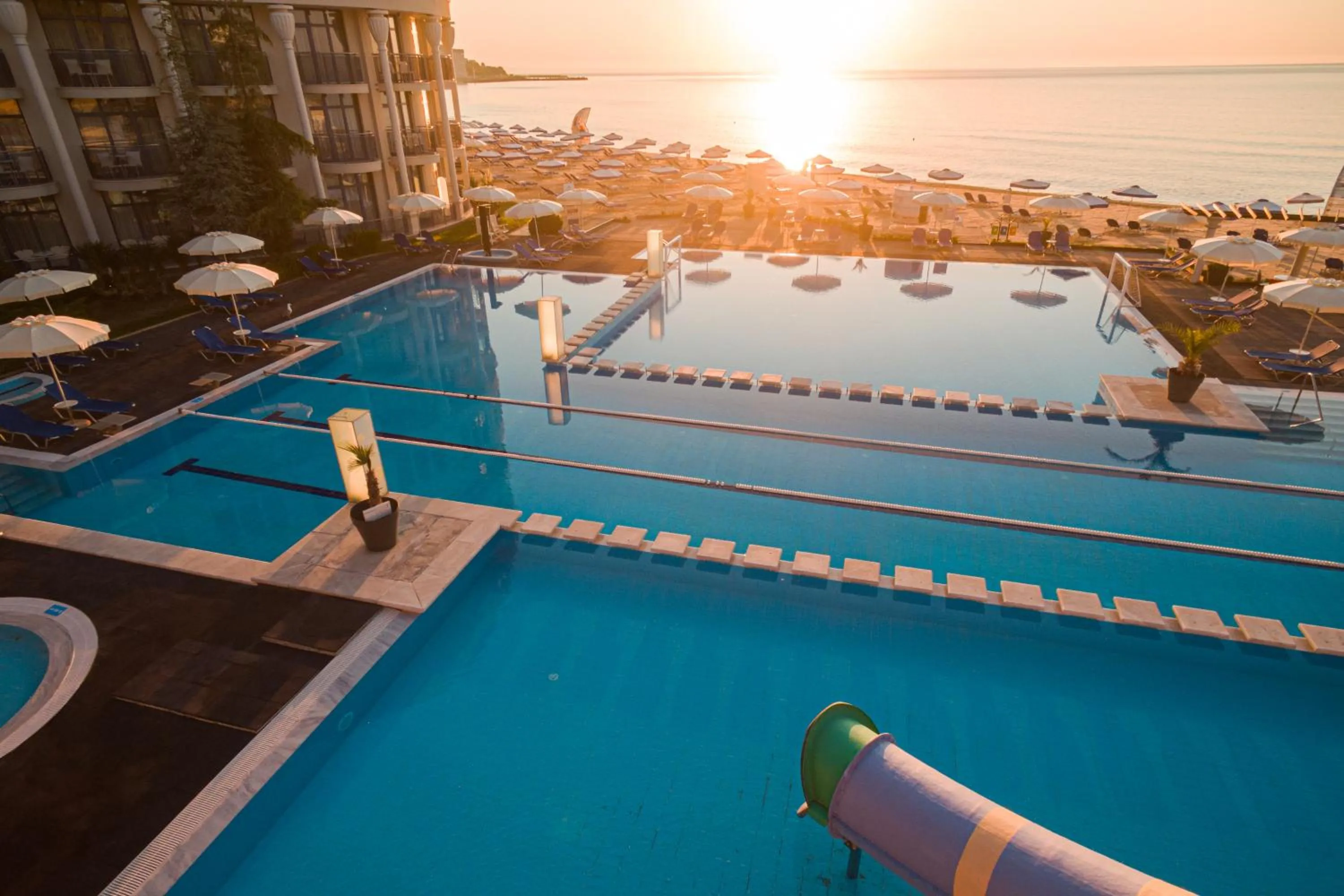 Swimming pool in Azalia Beach Hotel Balneo & SPA