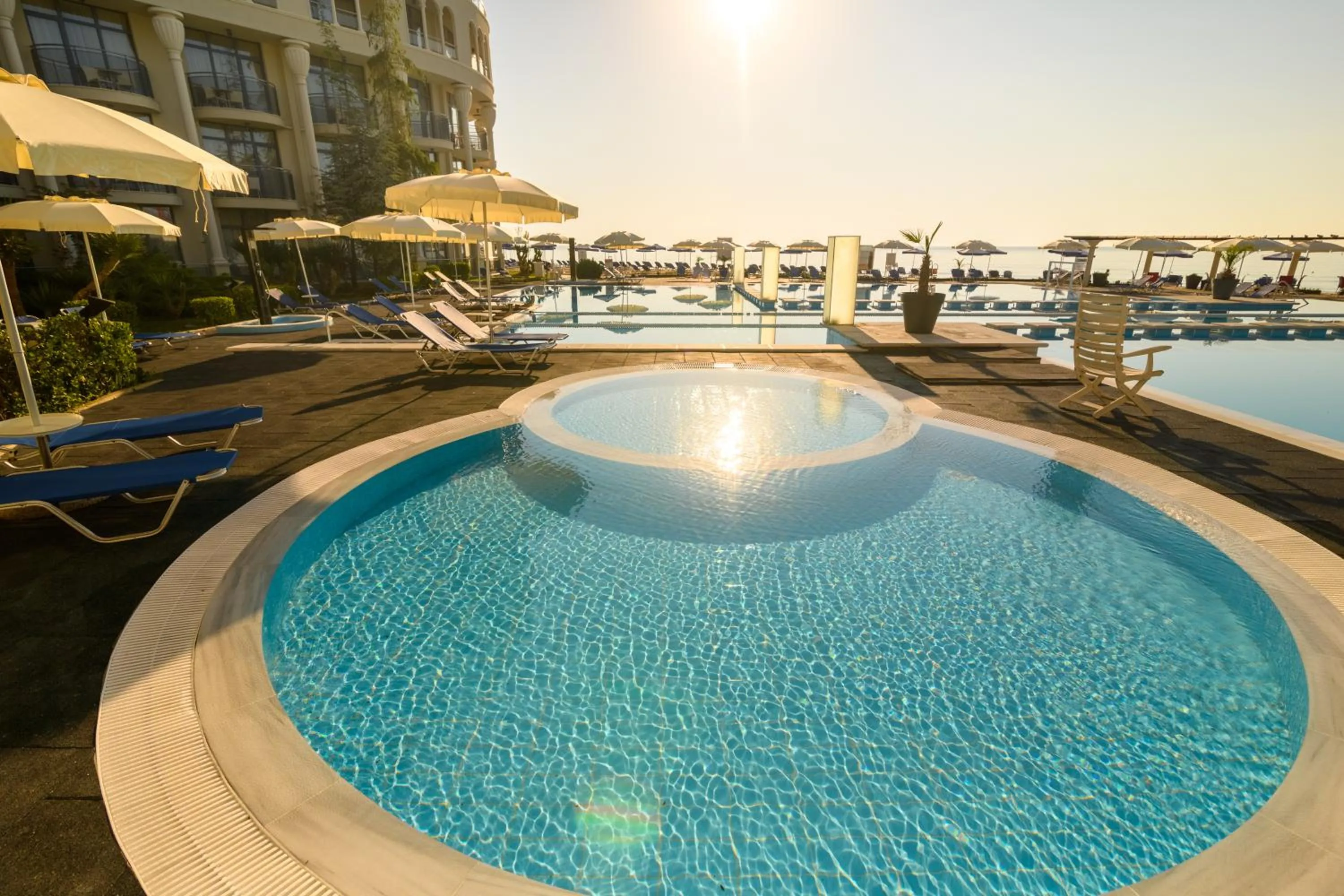 Swimming pool in Azalia Beach Hotel Balneo & SPA
