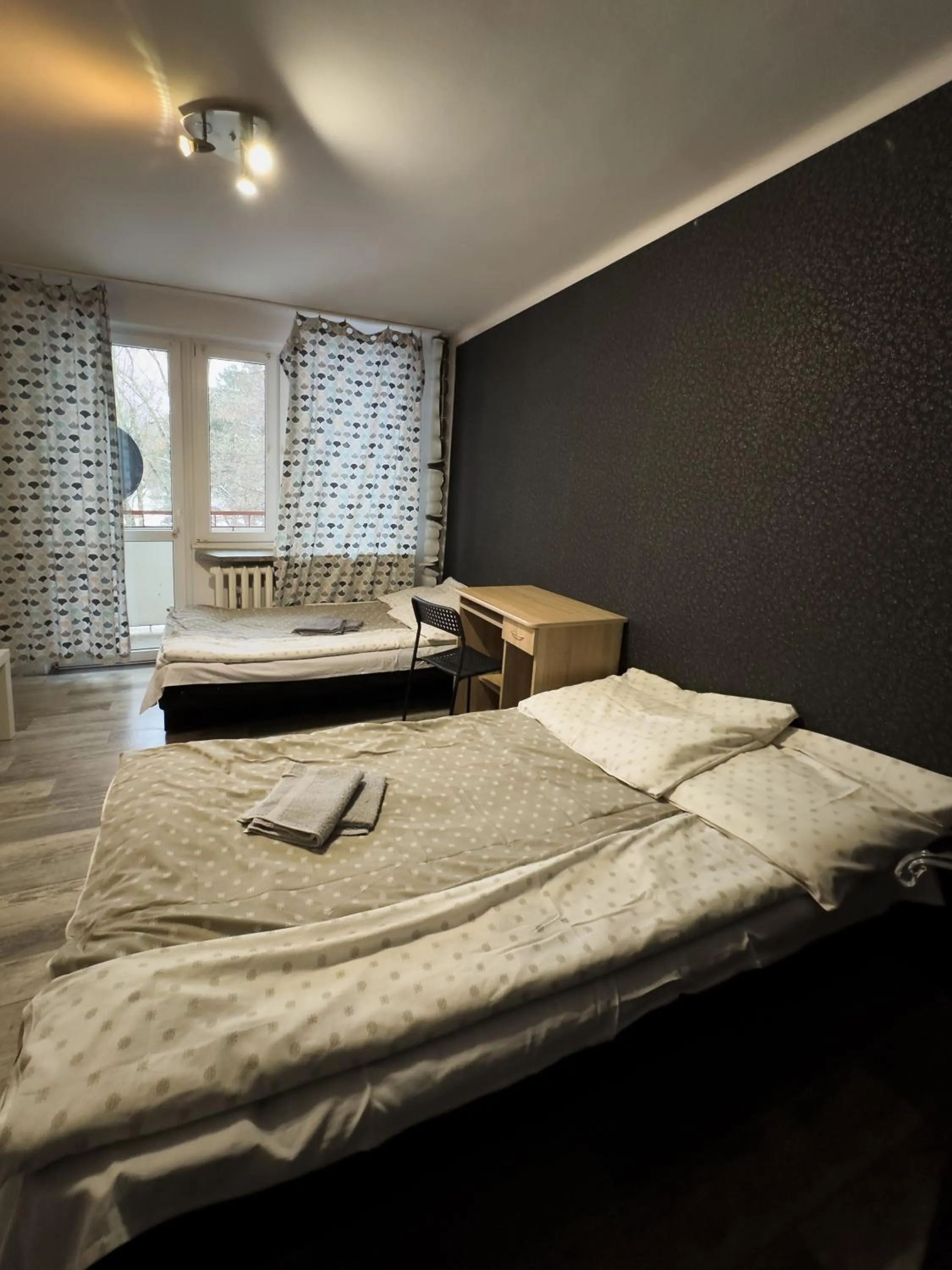 Bed in Kwadrat B&B Jałowego