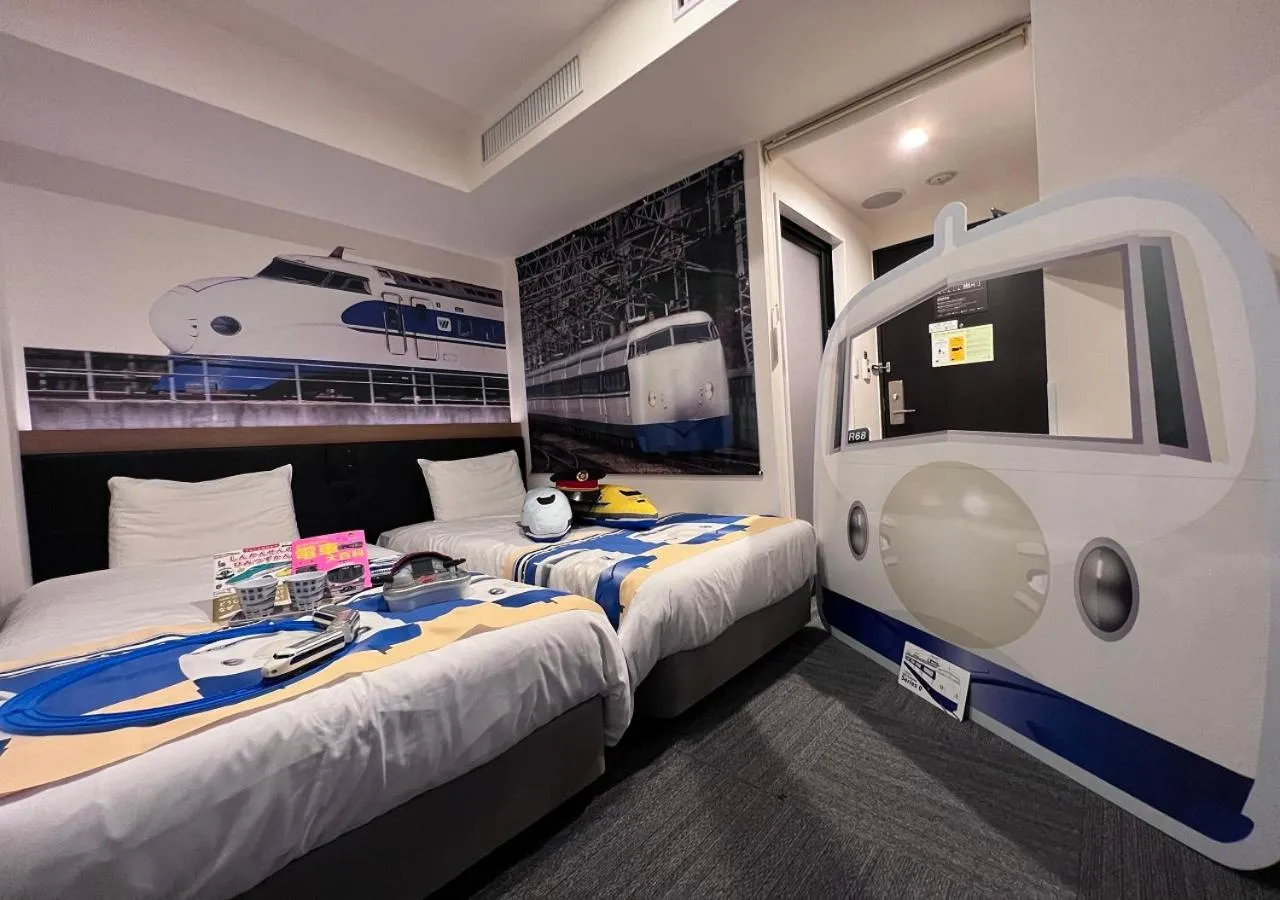 Bed in Henn na Hotel Osaka Namba