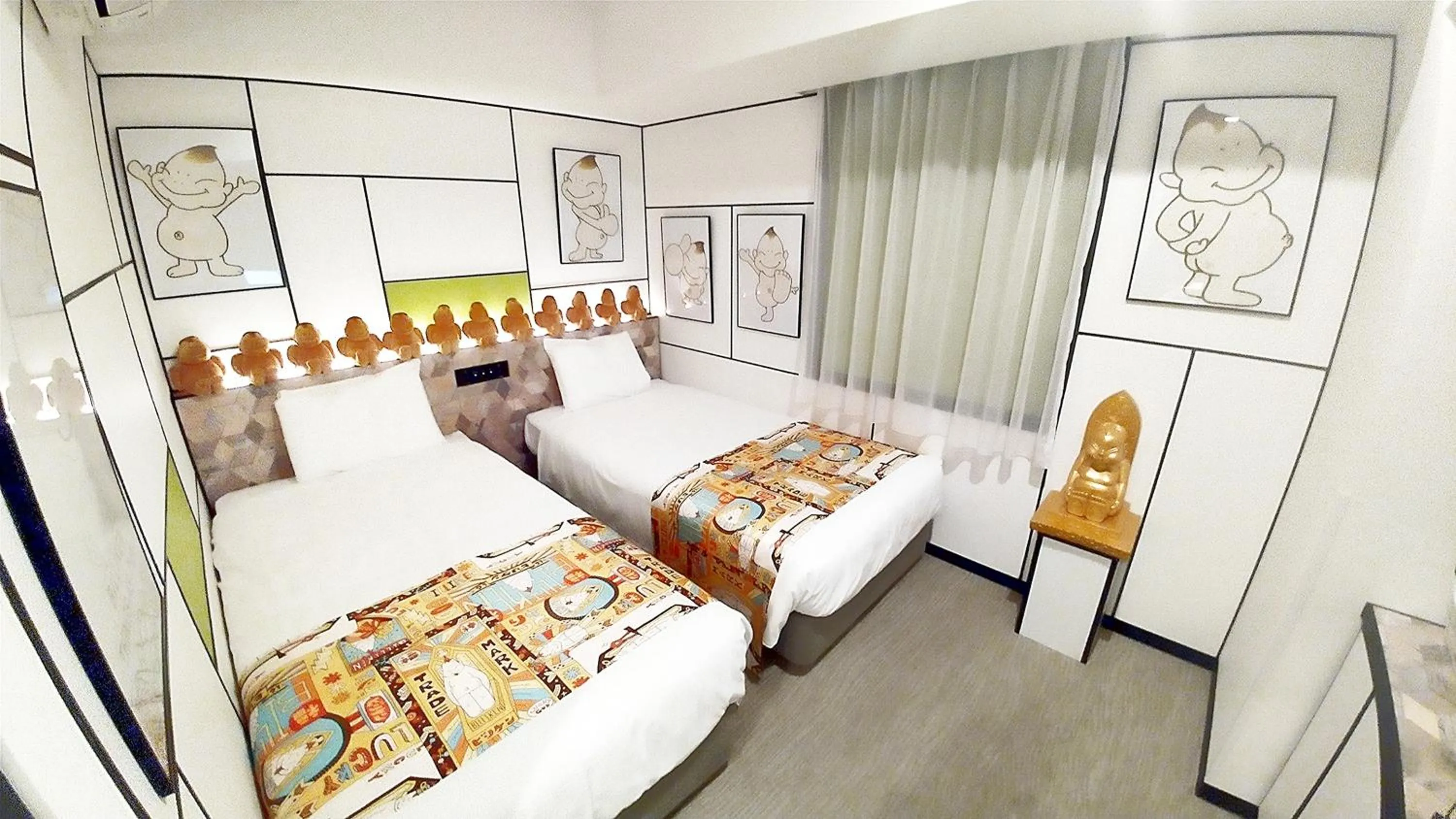 Photo of the whole room, Bed in Henn na Hotel Osaka Shinsaibashi