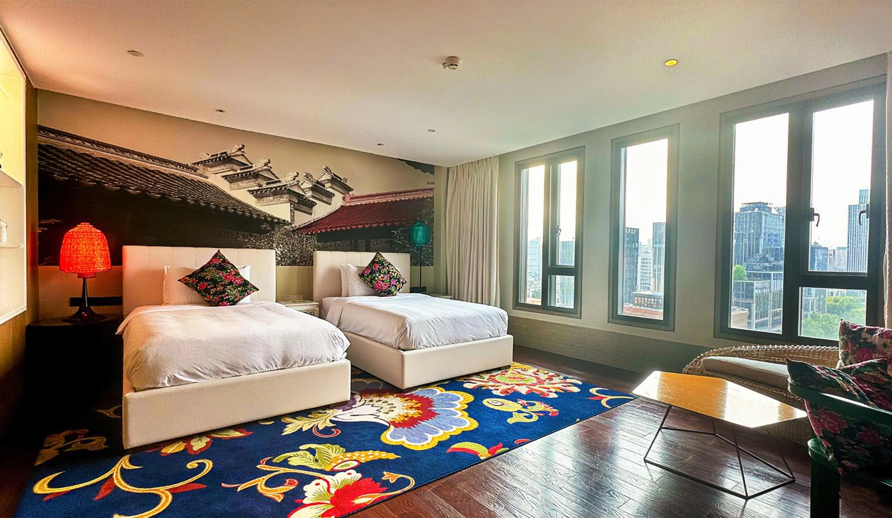 Bed in Hotel Indigo Shanghai On The Bund by IHG