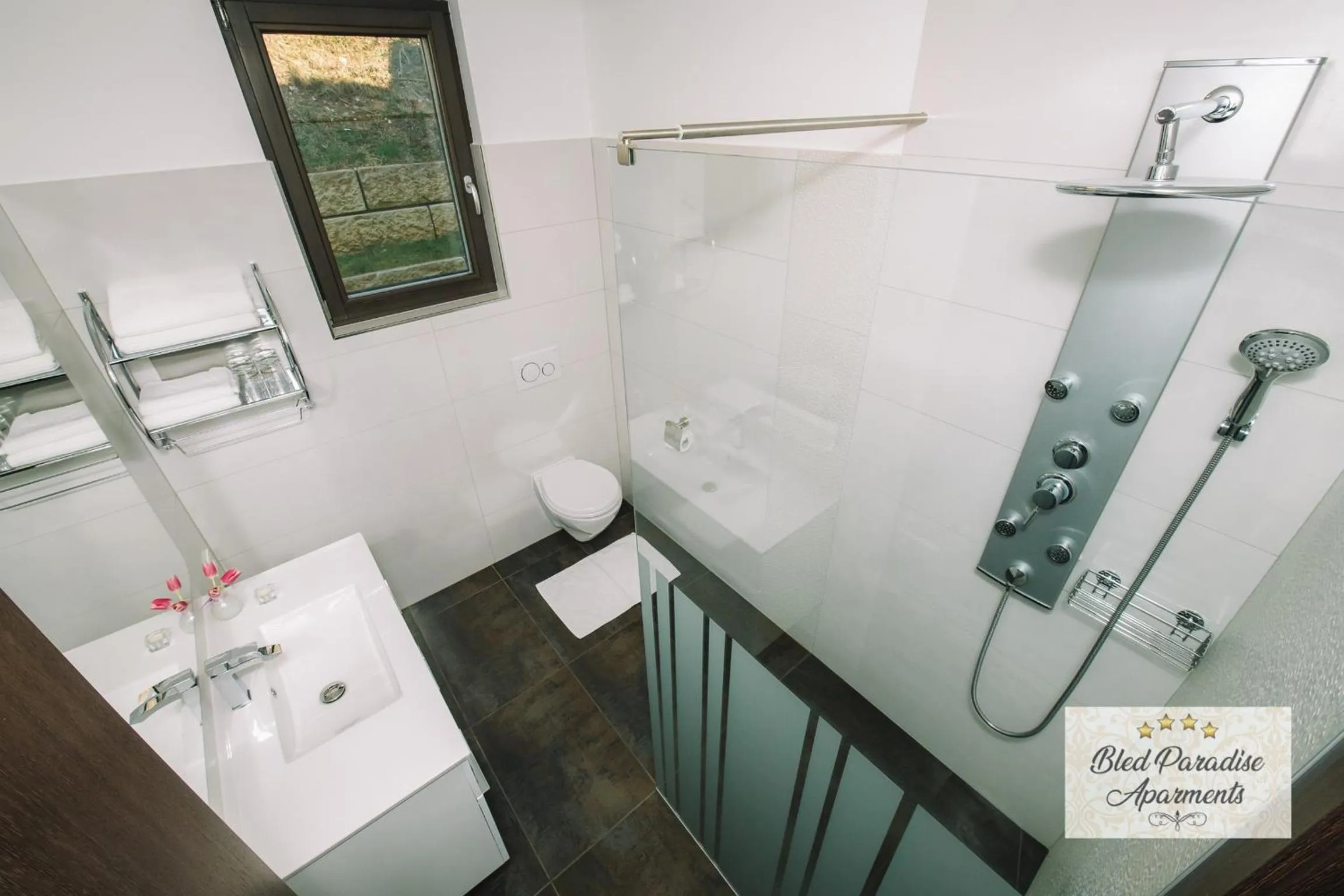 Bathroom in Bled Paradise Apartments