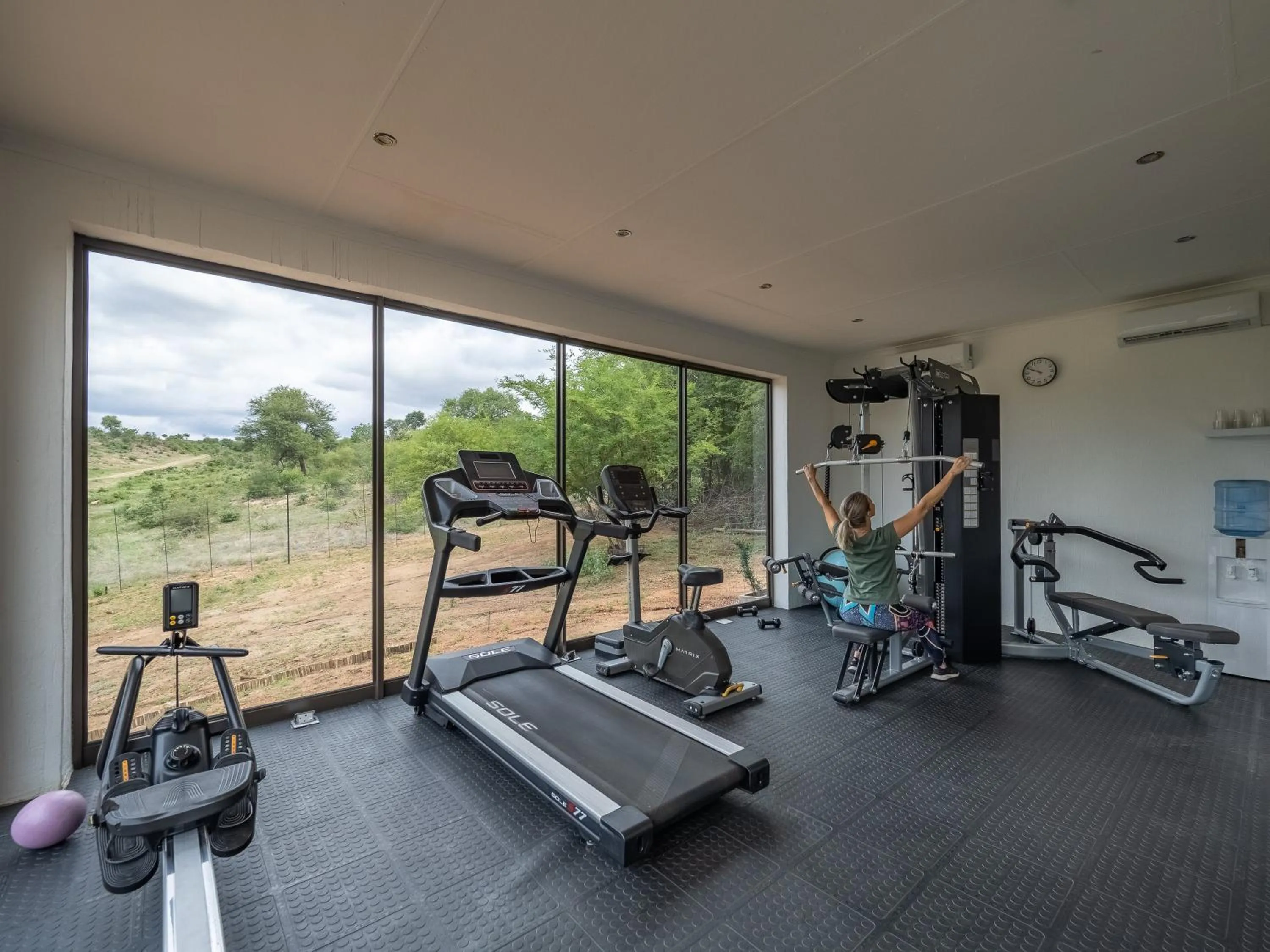 Fitness centre/facilities in Nyati Safari Lodge