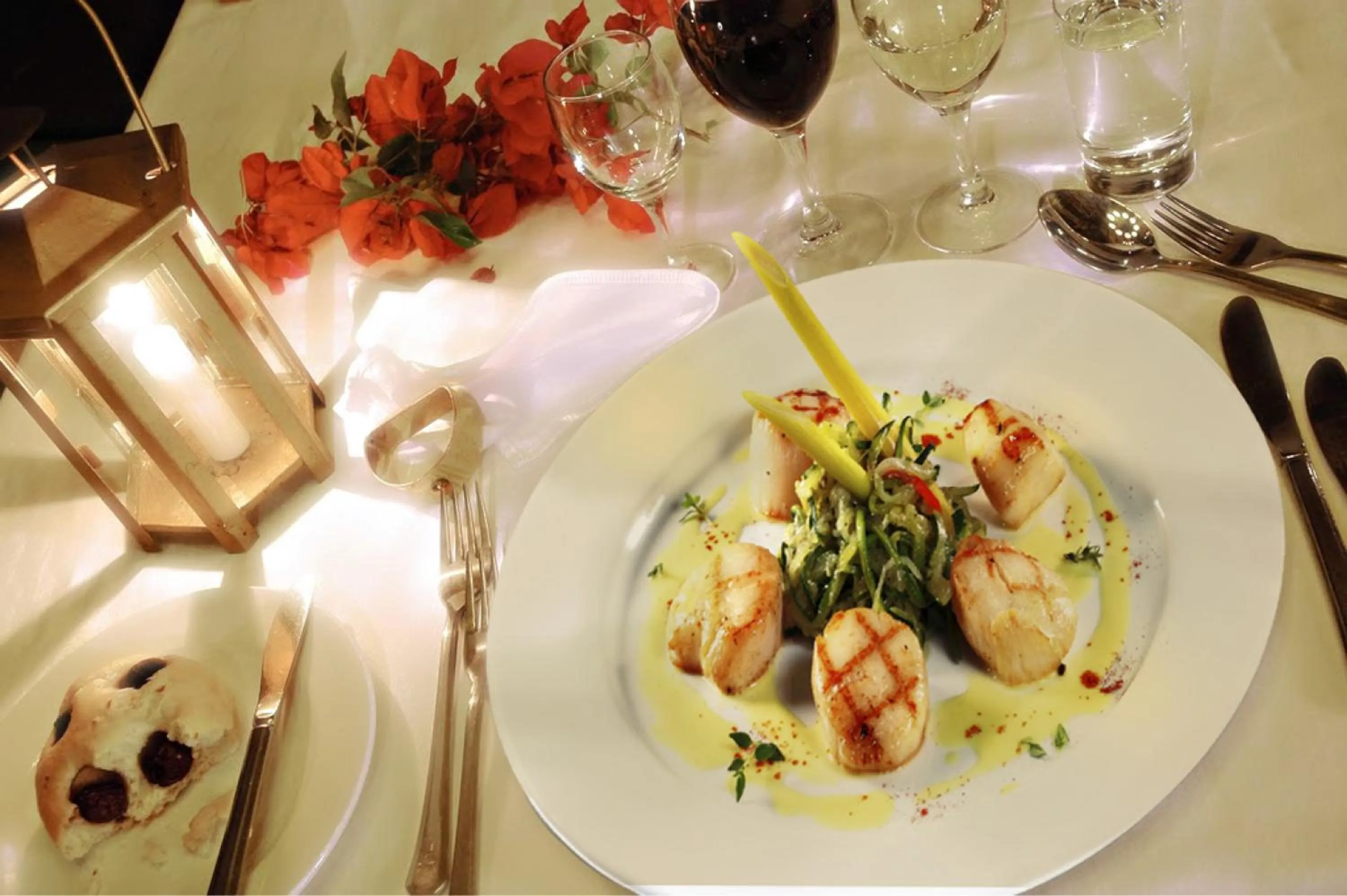 Food close-up in Nyati Safari Lodge