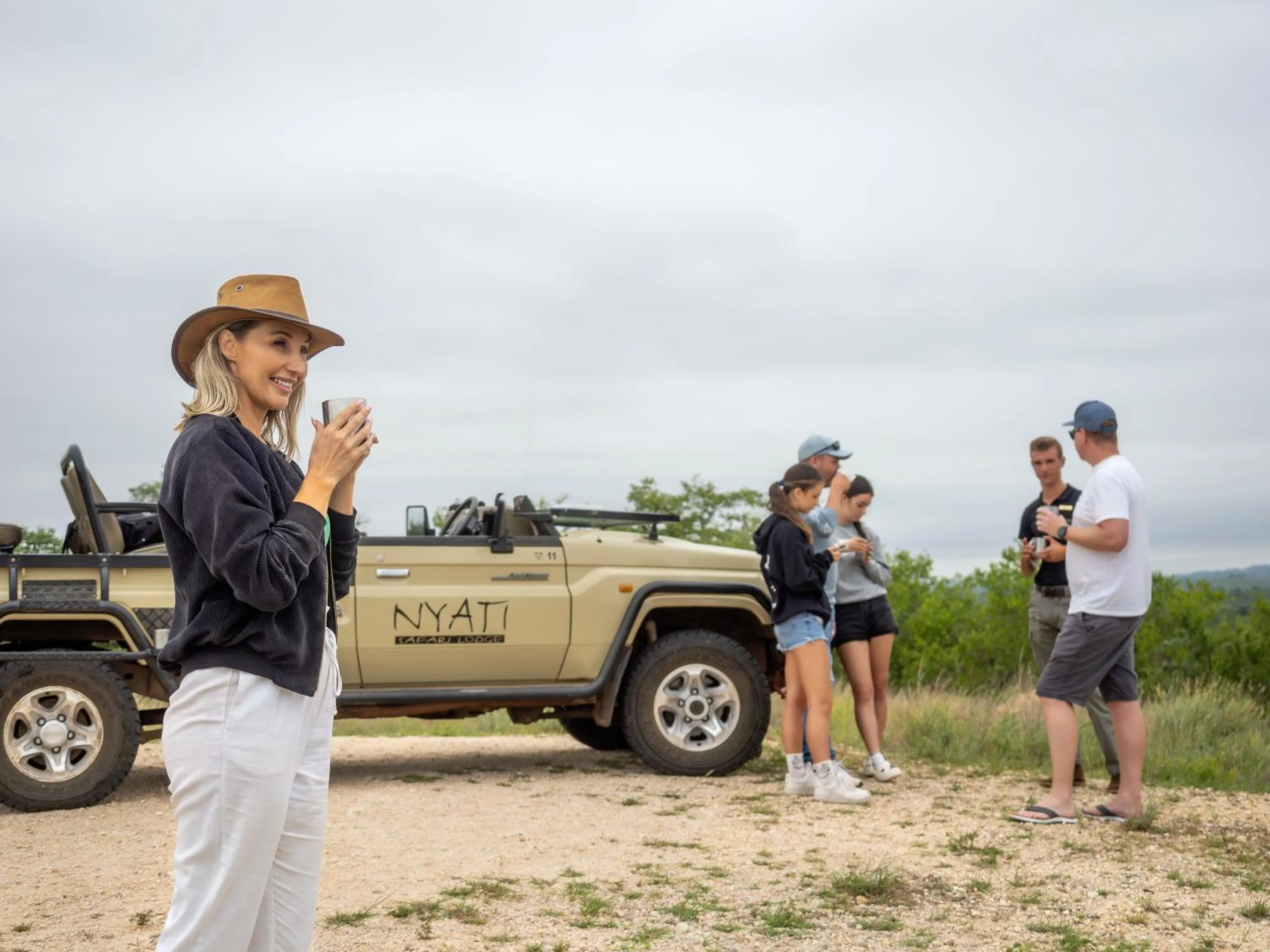 Natural landscape in Nyati Safari Lodge