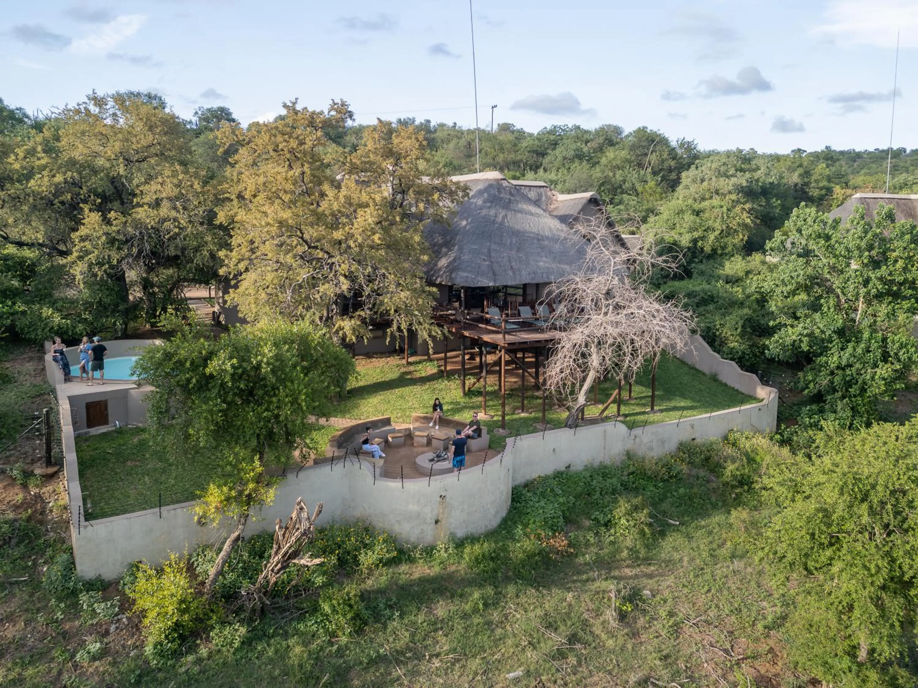 Property building in Nyati Safari Lodge