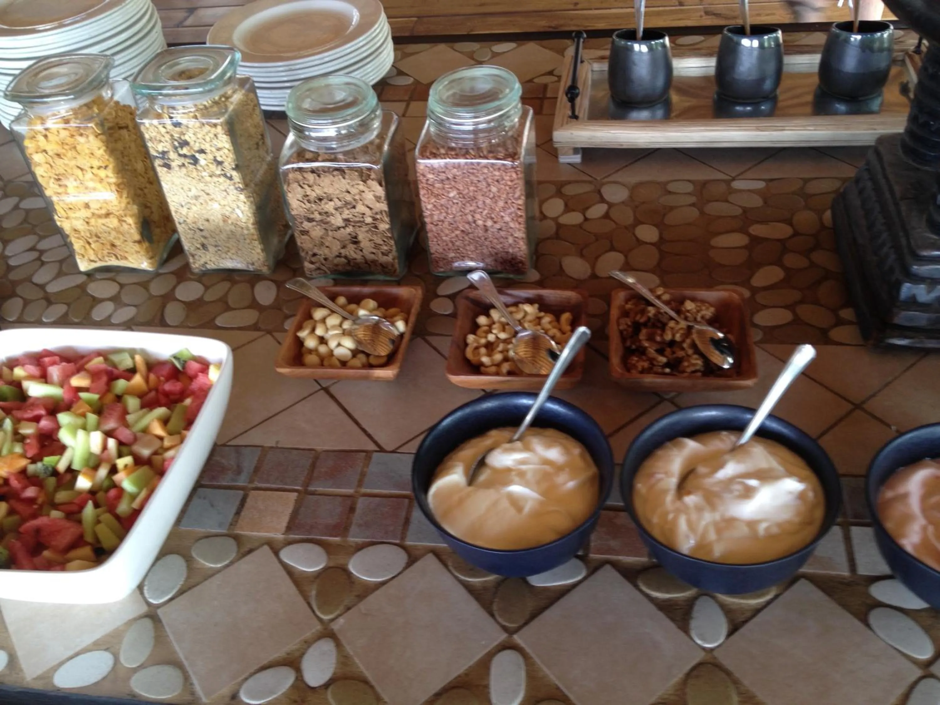 Food and drinks in Nyati Safari Lodge