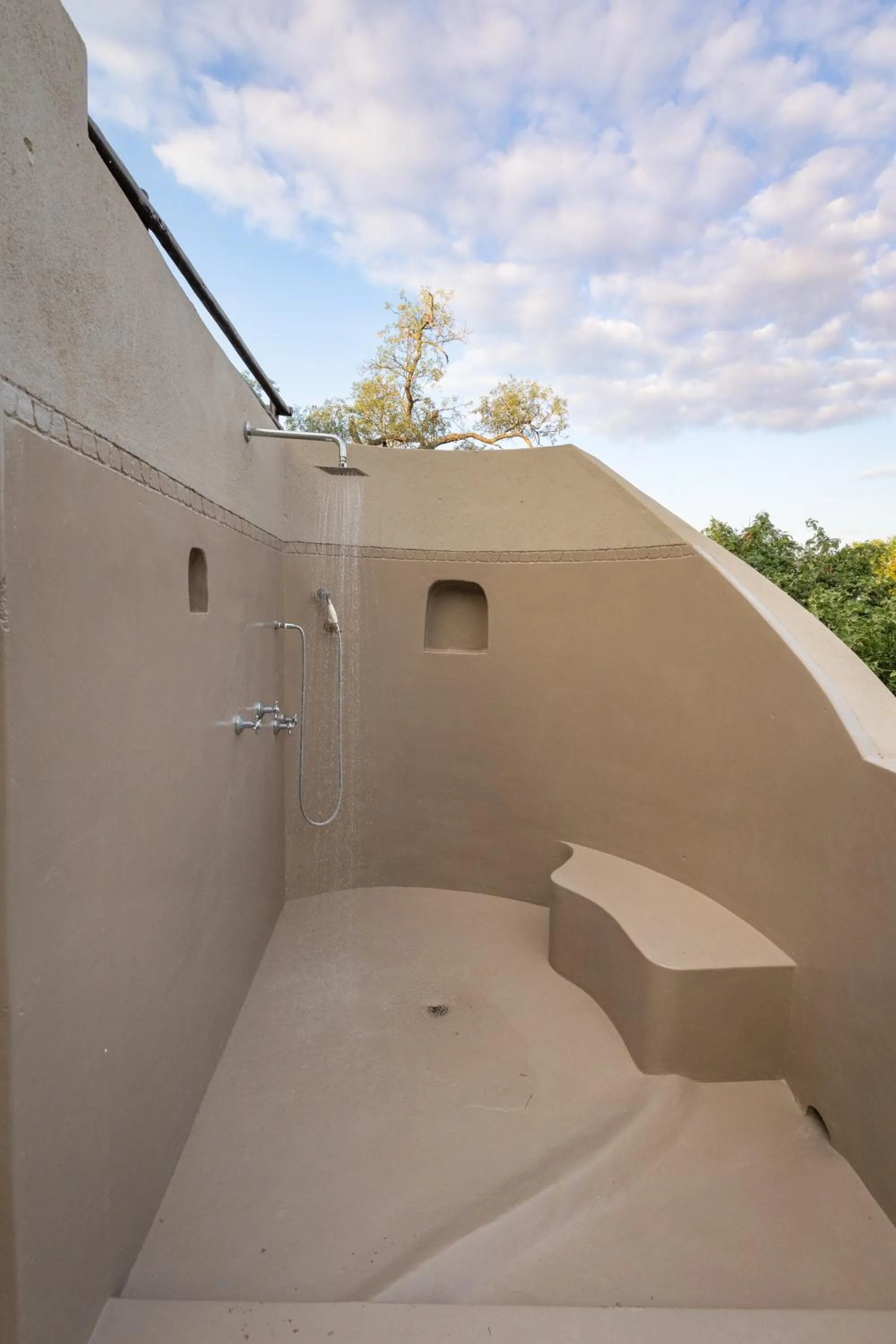 Shower in Nyati Safari Lodge